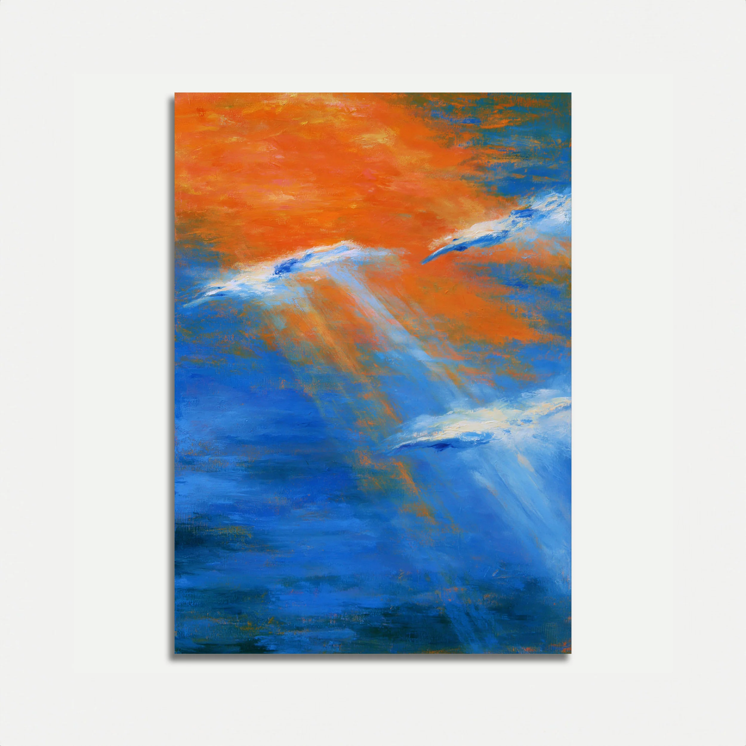 Abstract Ocean and Sky Poster