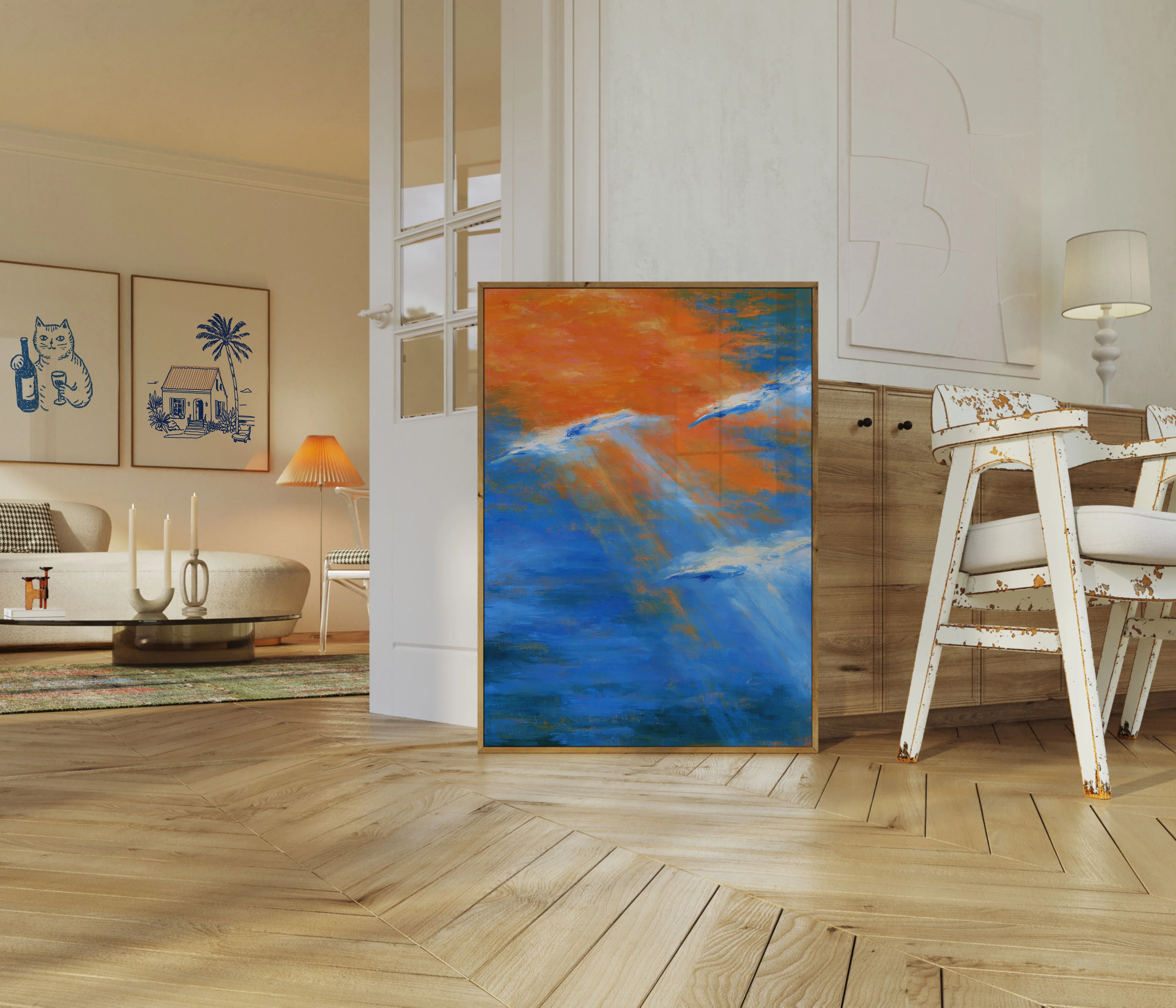 Abstract Ocean and Sky Poster - Image 5