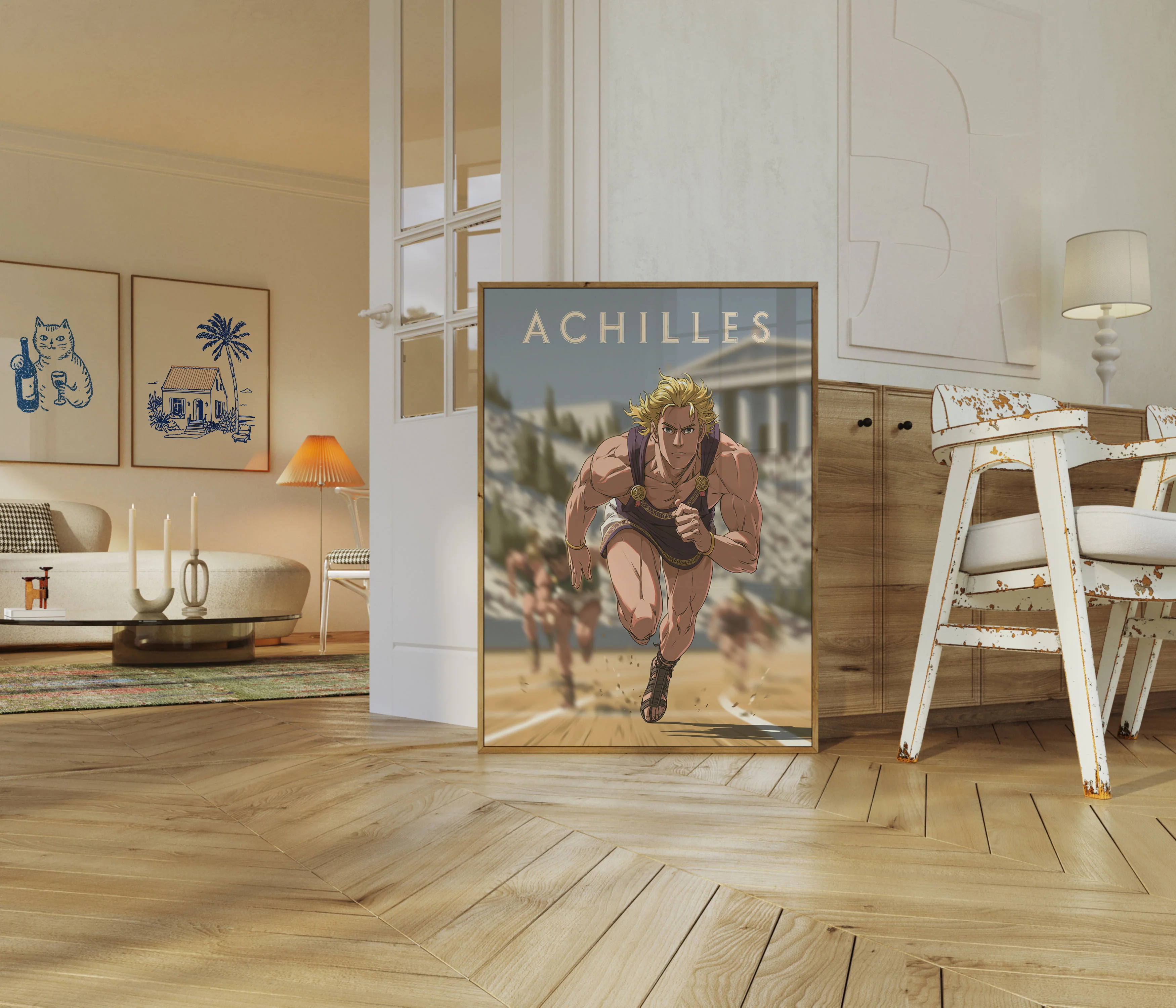Achilles Hero Running Poster - Image 5