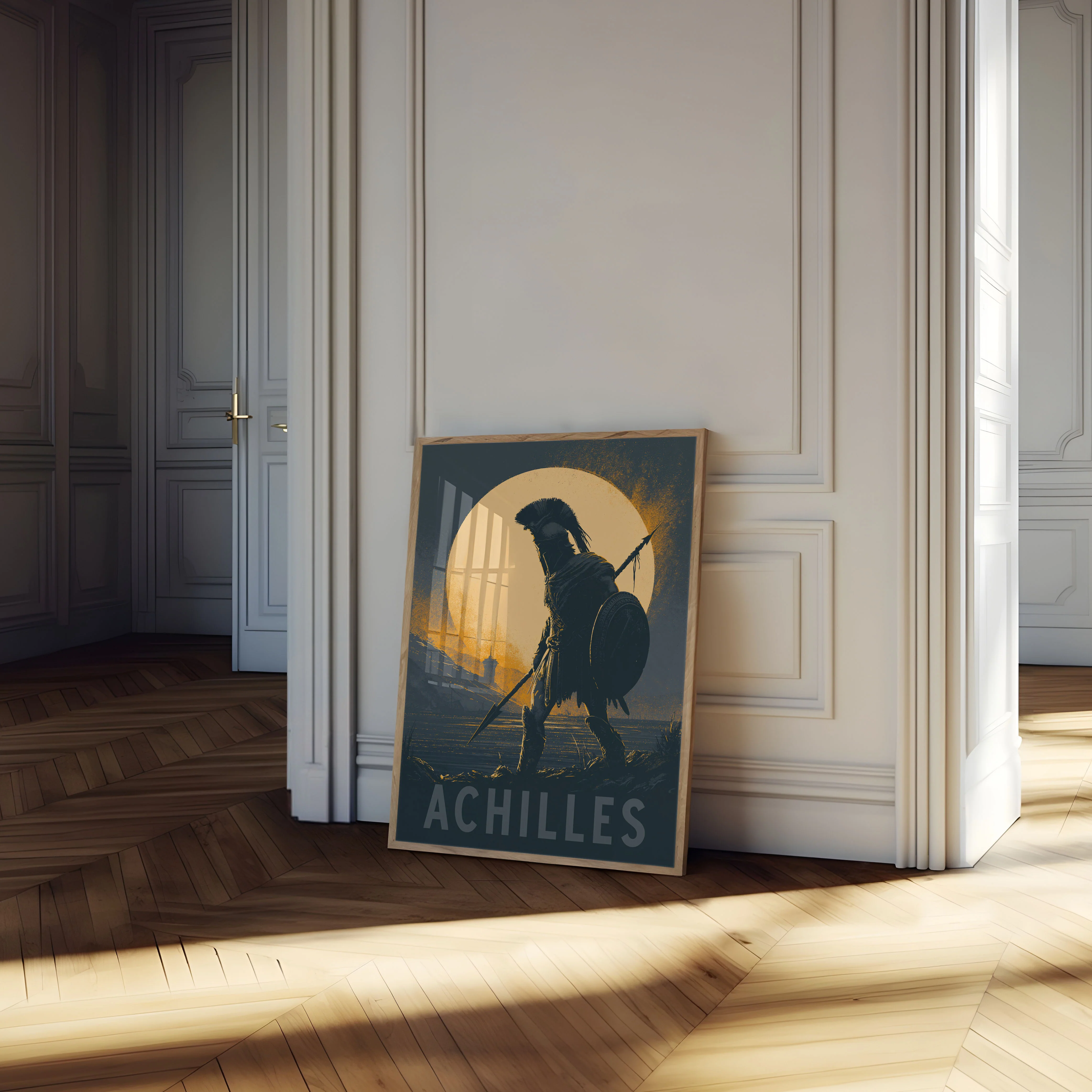Achilles Warrior by the Sea Poster - Image 4