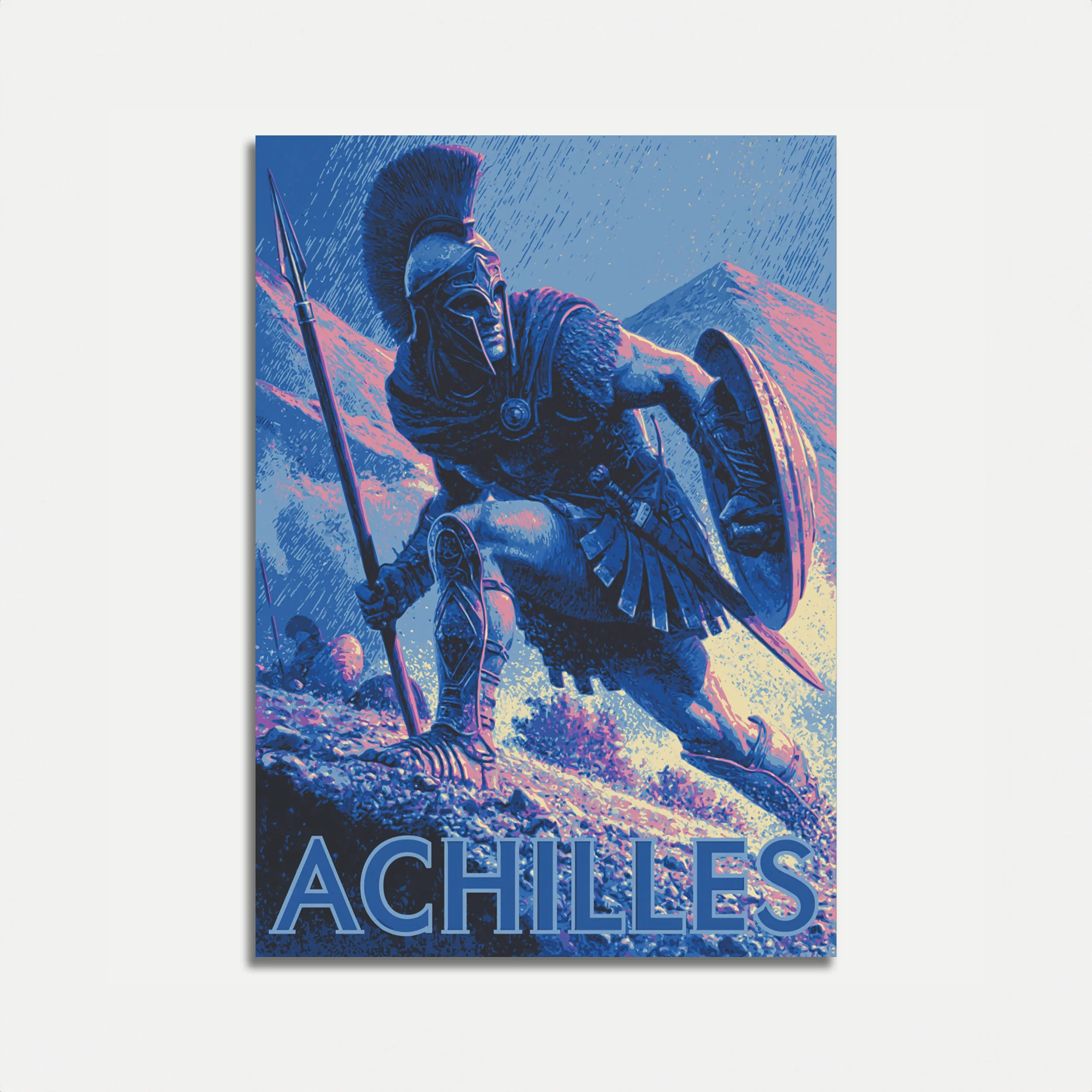 Achilles Warrior Legend Poster