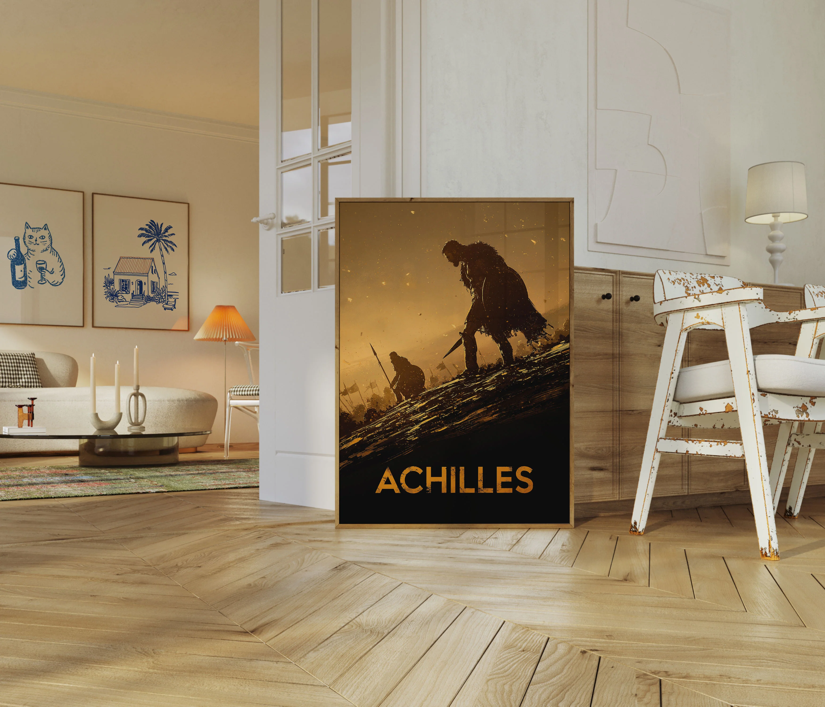Achilles Warriors Battle Poster - Image 5