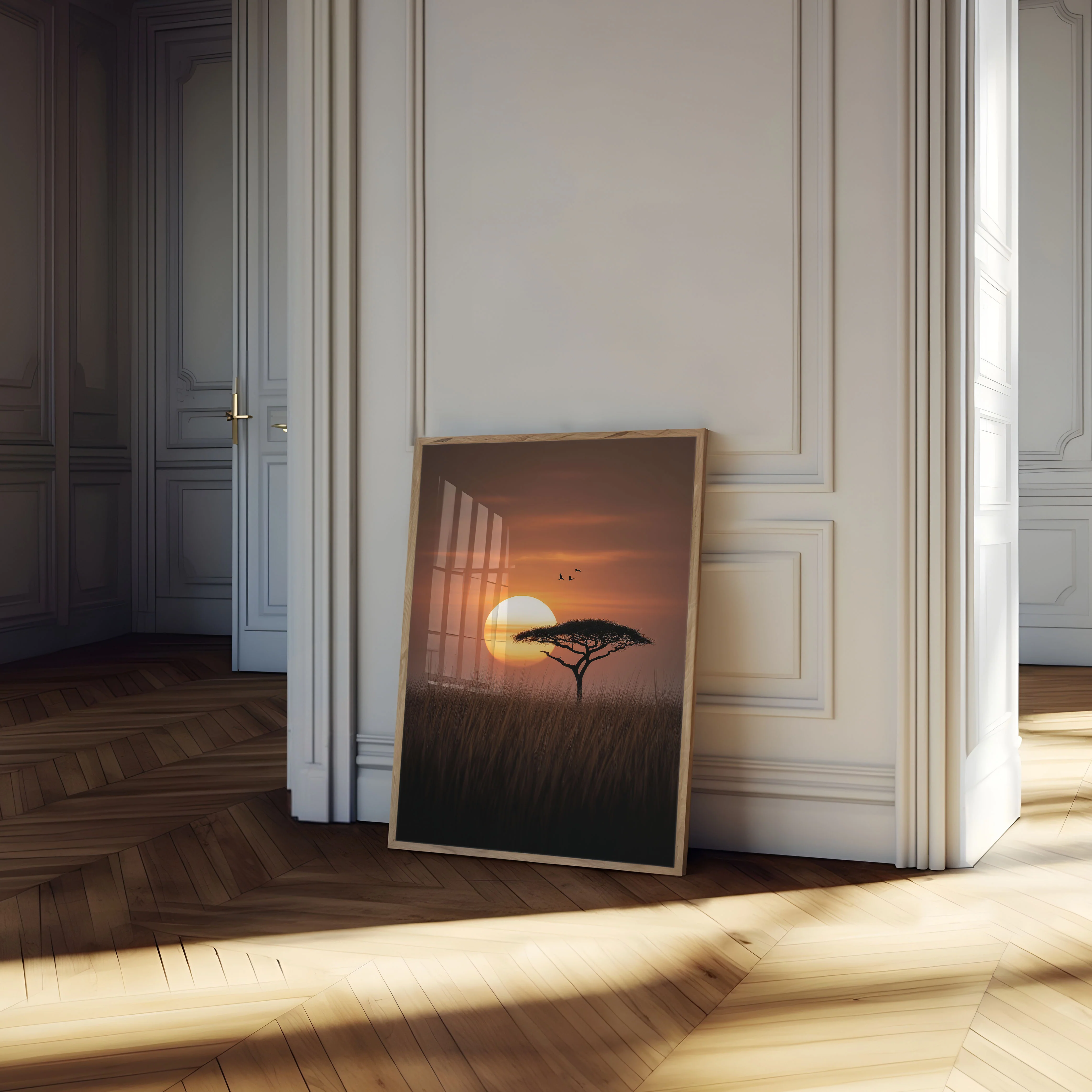 African Acacia Sunset Poster - Image 4