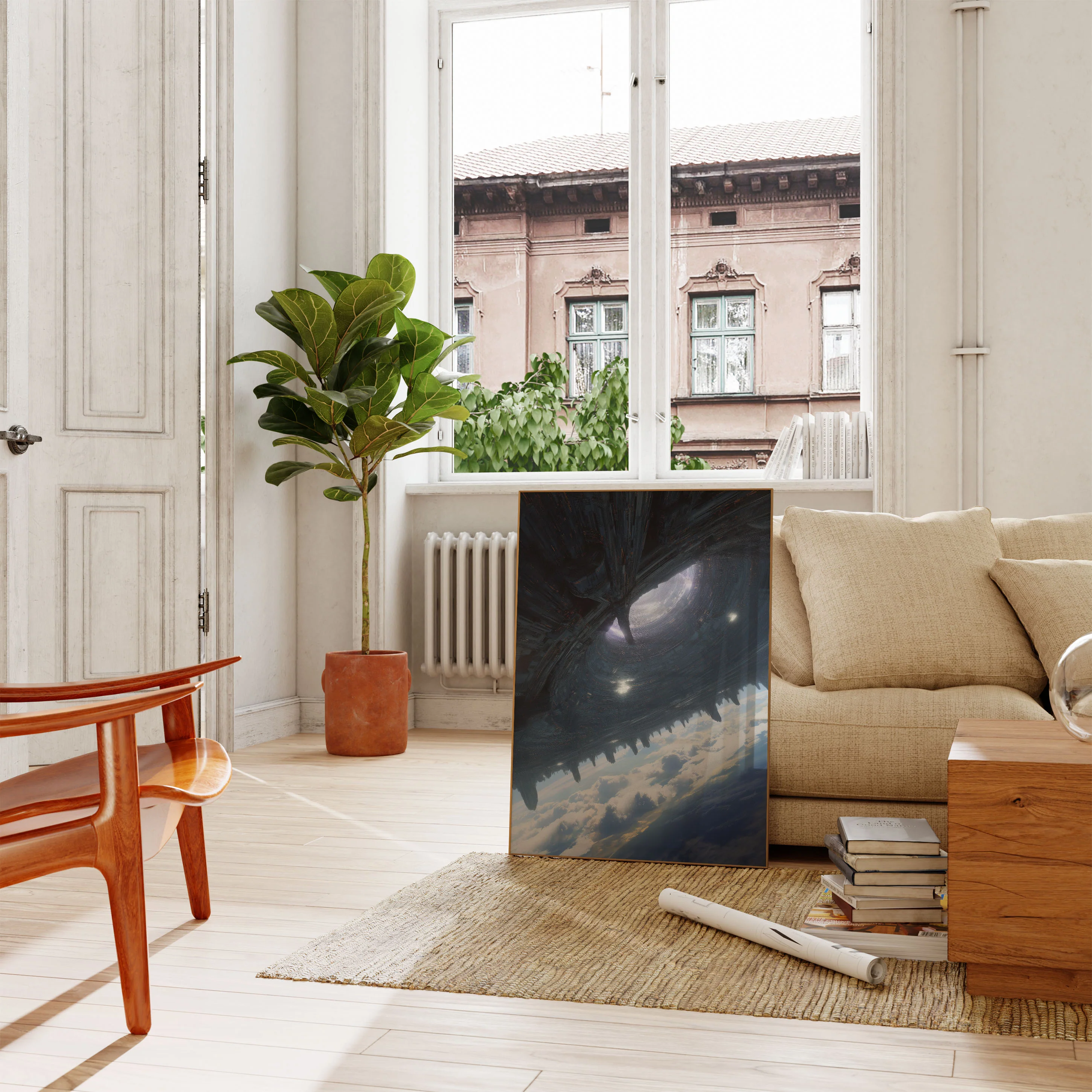 Alien Megastructure Space Poster - Image 2