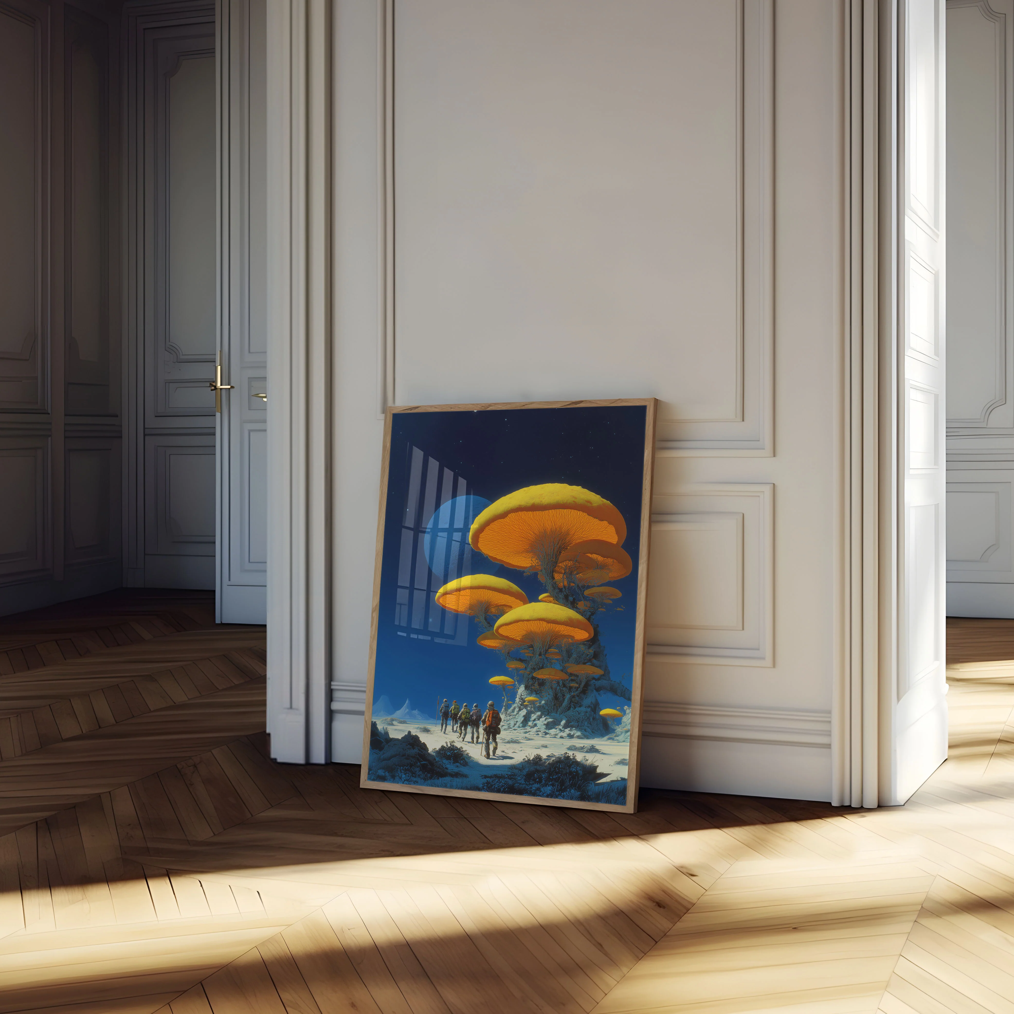 Alien Mushroom Forest Adventure Poster - Image 4