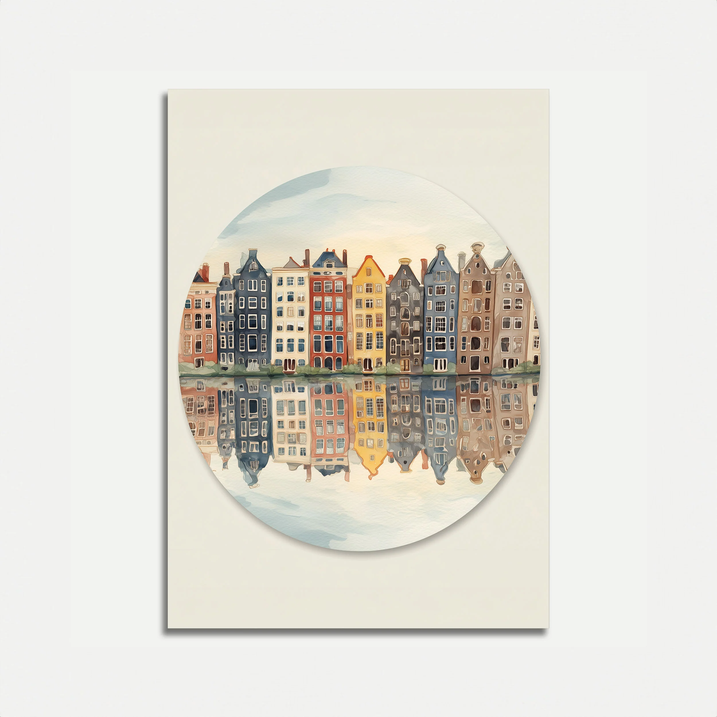 Amsterdam Canal Houses Poster