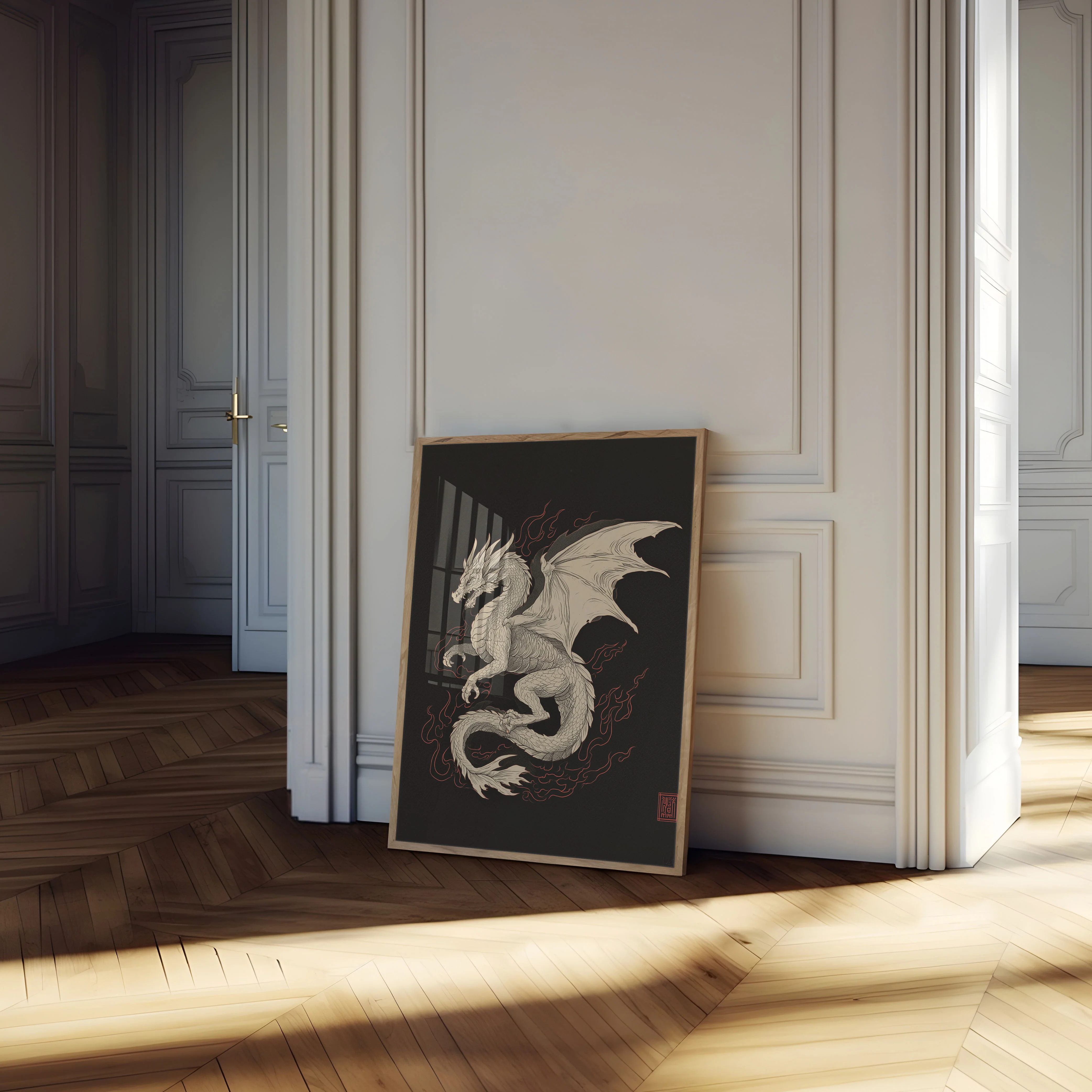 Ancient Dragon Flame Poster - Image 4