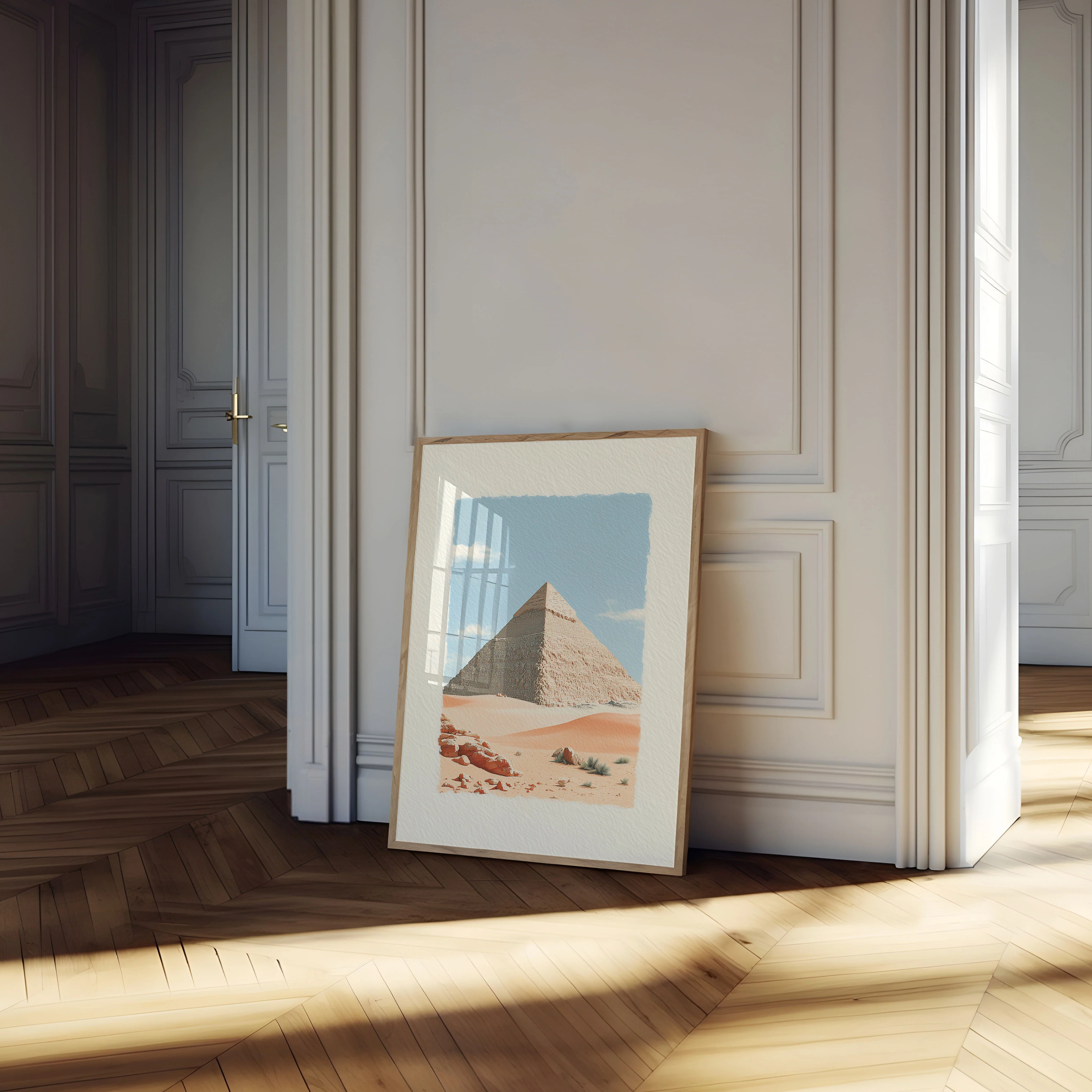 Ancient Egyptian Pyramid Desert Poster - Image 4