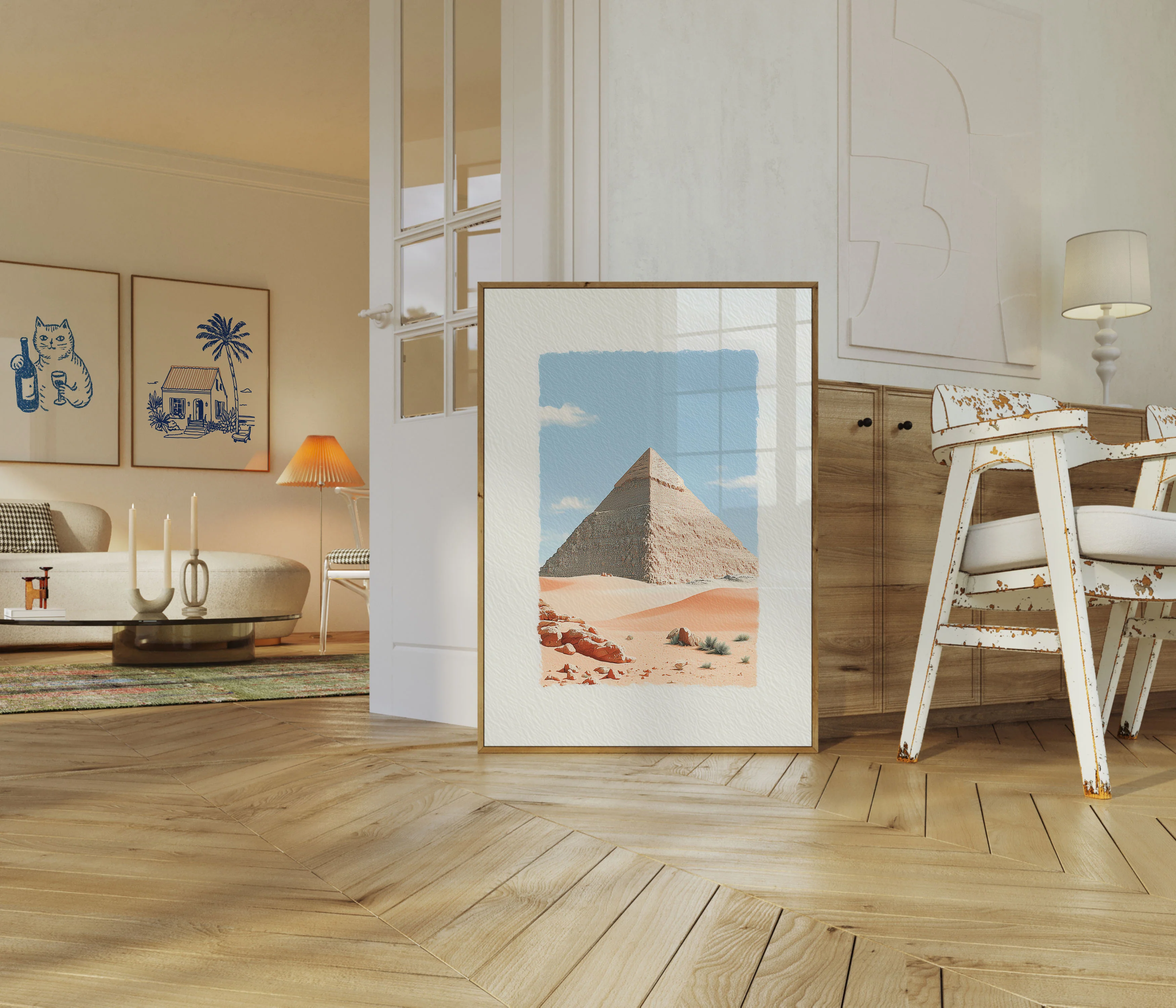 Ancient Egyptian Pyramid Desert Poster - Image 5