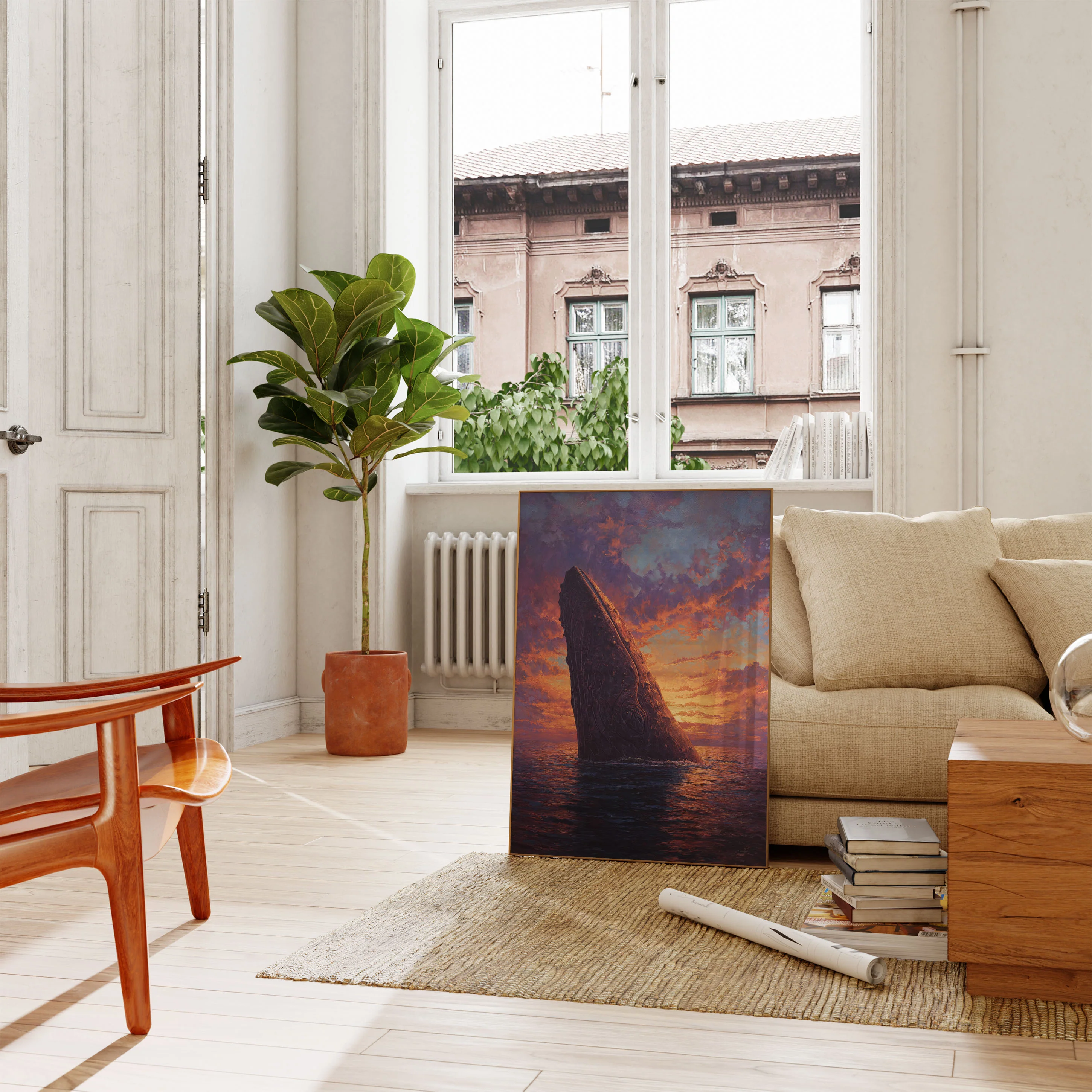 Ancient Stone Monument Sunset Poster - Image 2