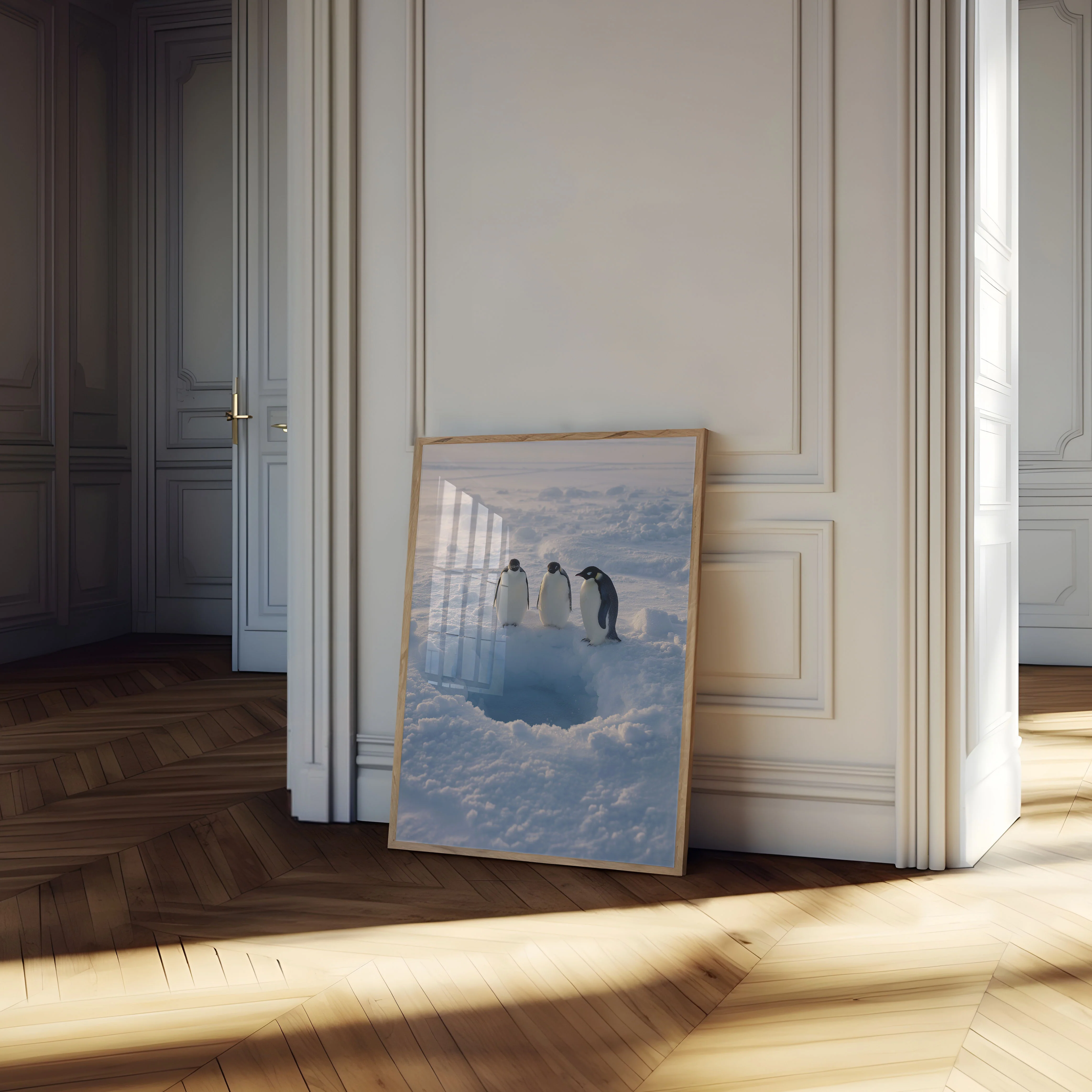 Antarctic Penguins on Ice Poster - Image 4