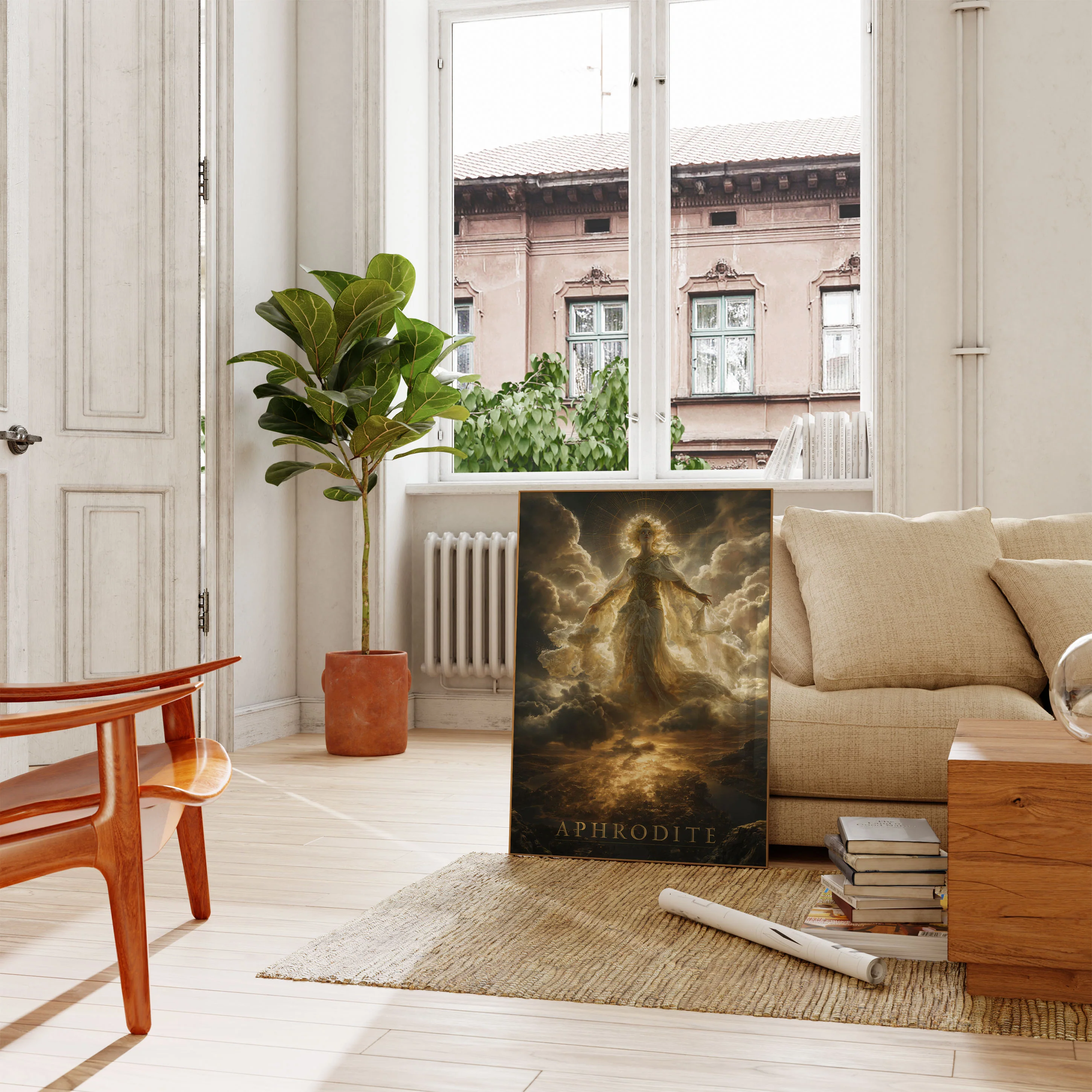 Aphrodite Goddess Divine Light Poster - Image 2