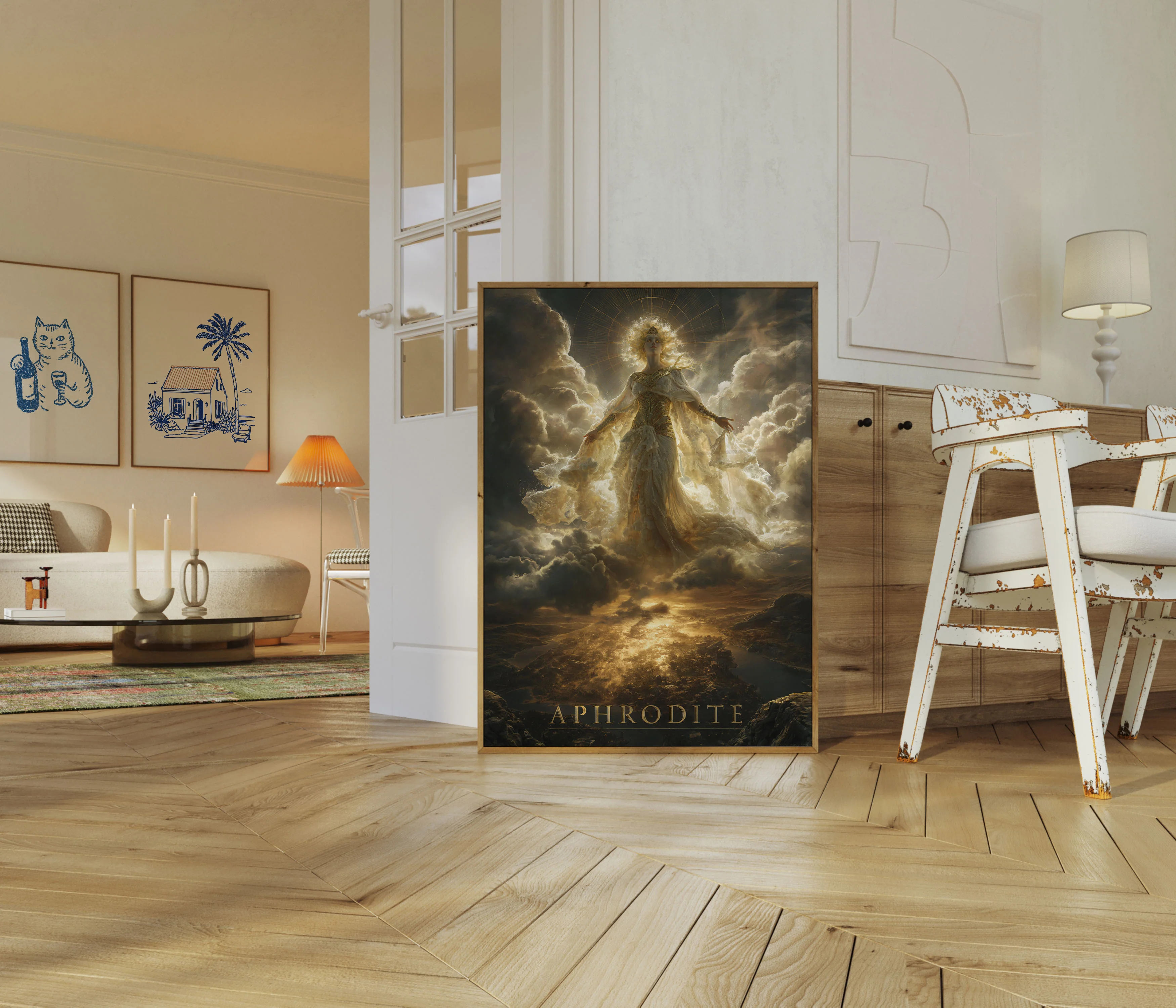 Aphrodite Goddess Divine Light Poster - Image 5