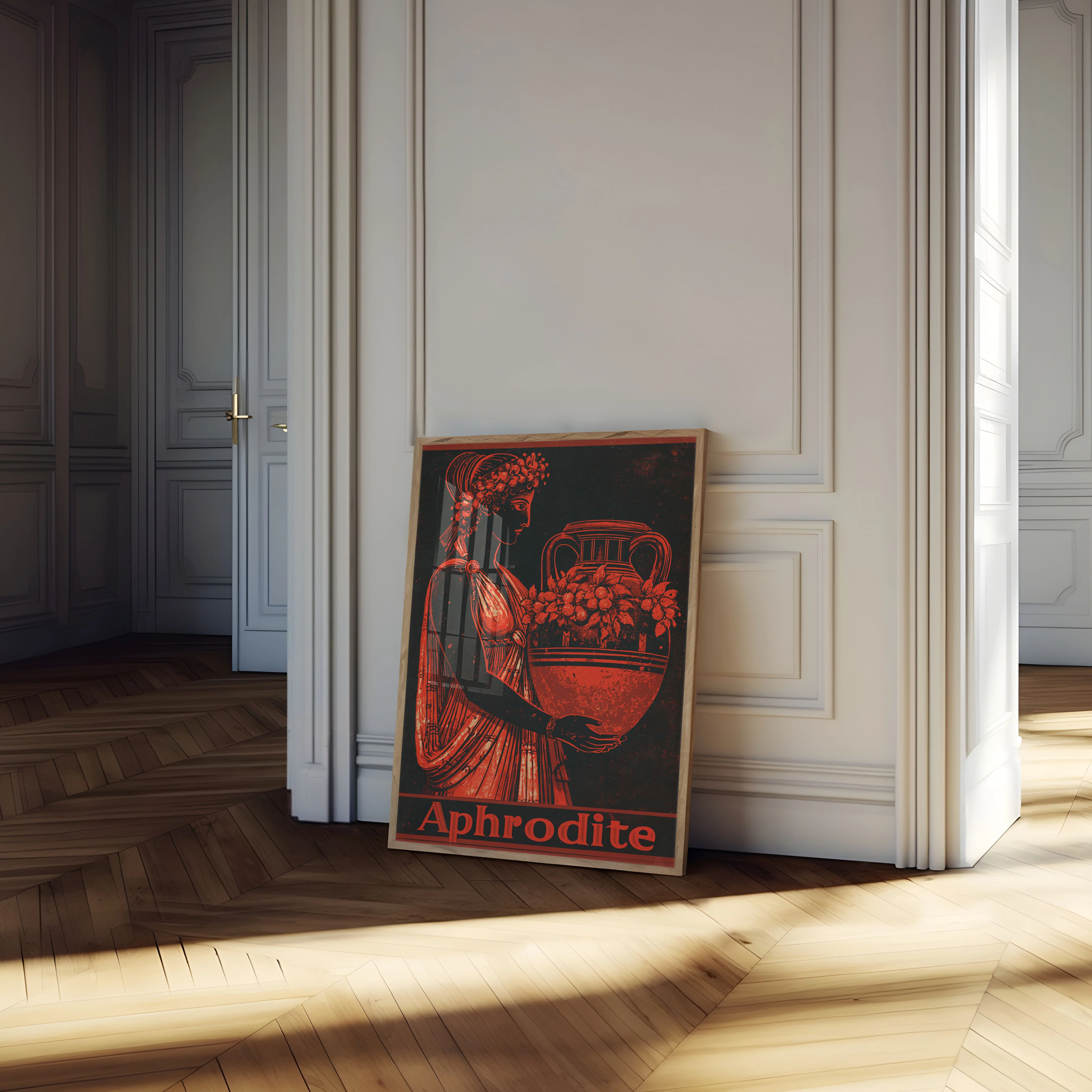 Aphrodite with Flowers Poster - Image 4