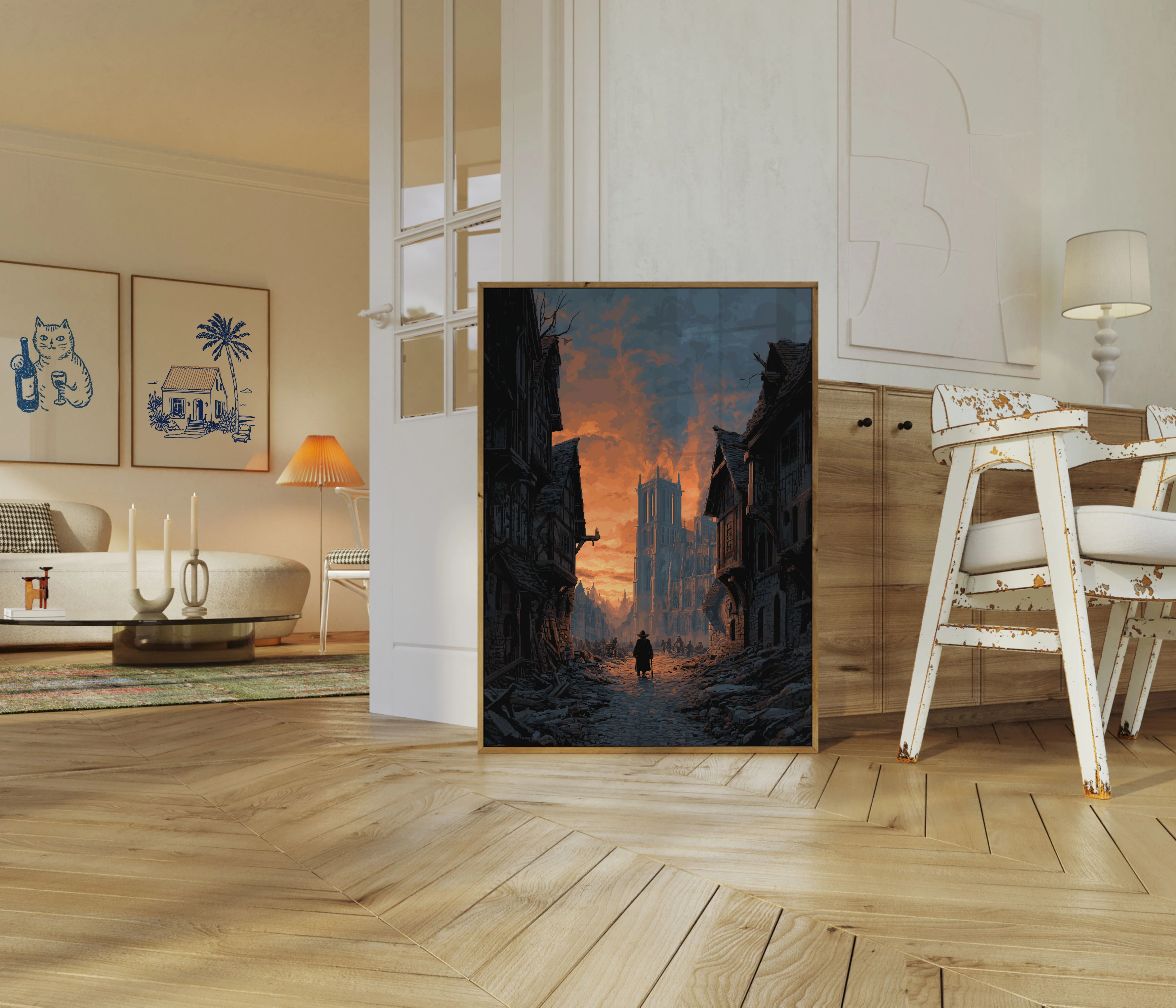 Apocalyptic Cathedral Street Poster - Image 5