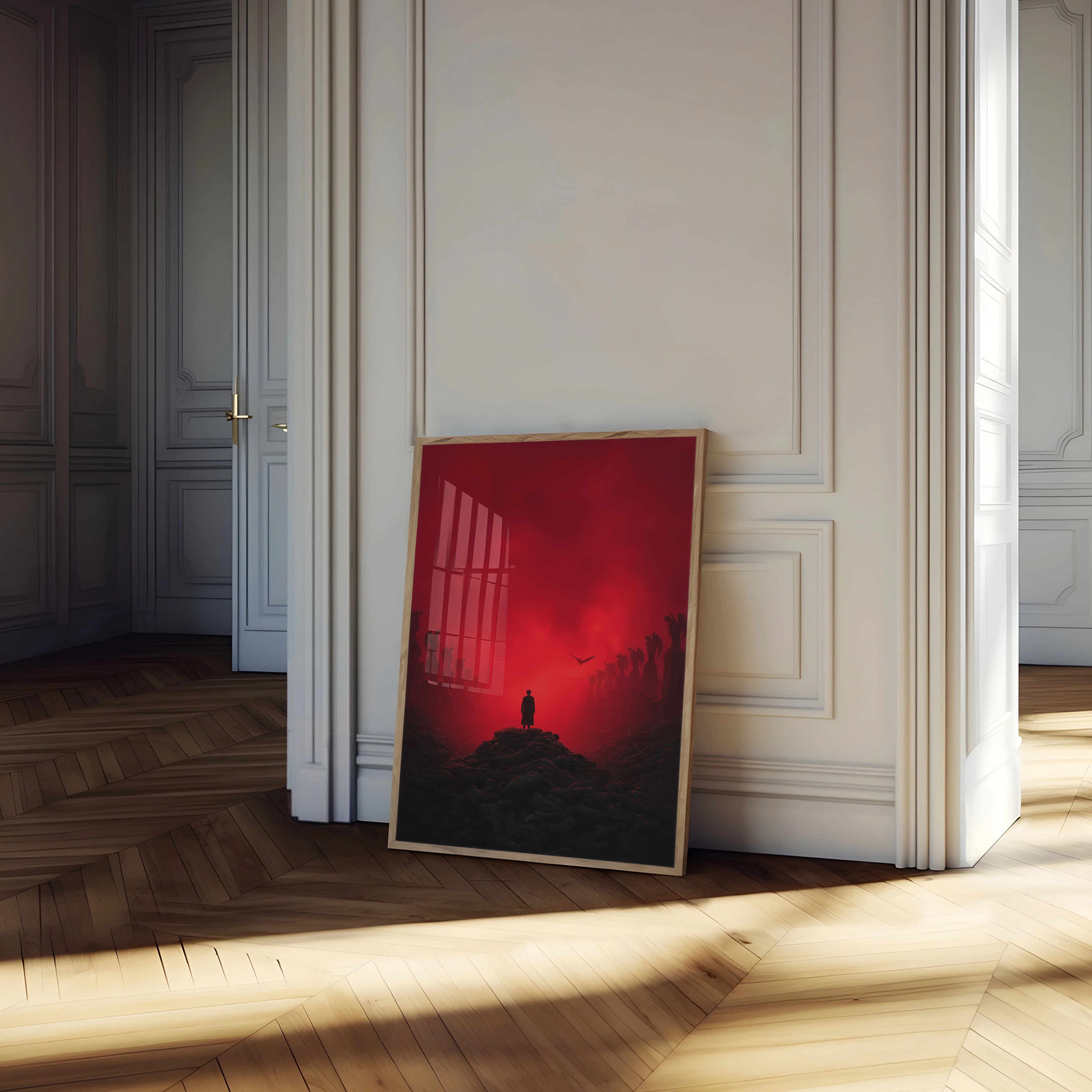 Apocalyptic Silhouette Landscape Poster - Image 4