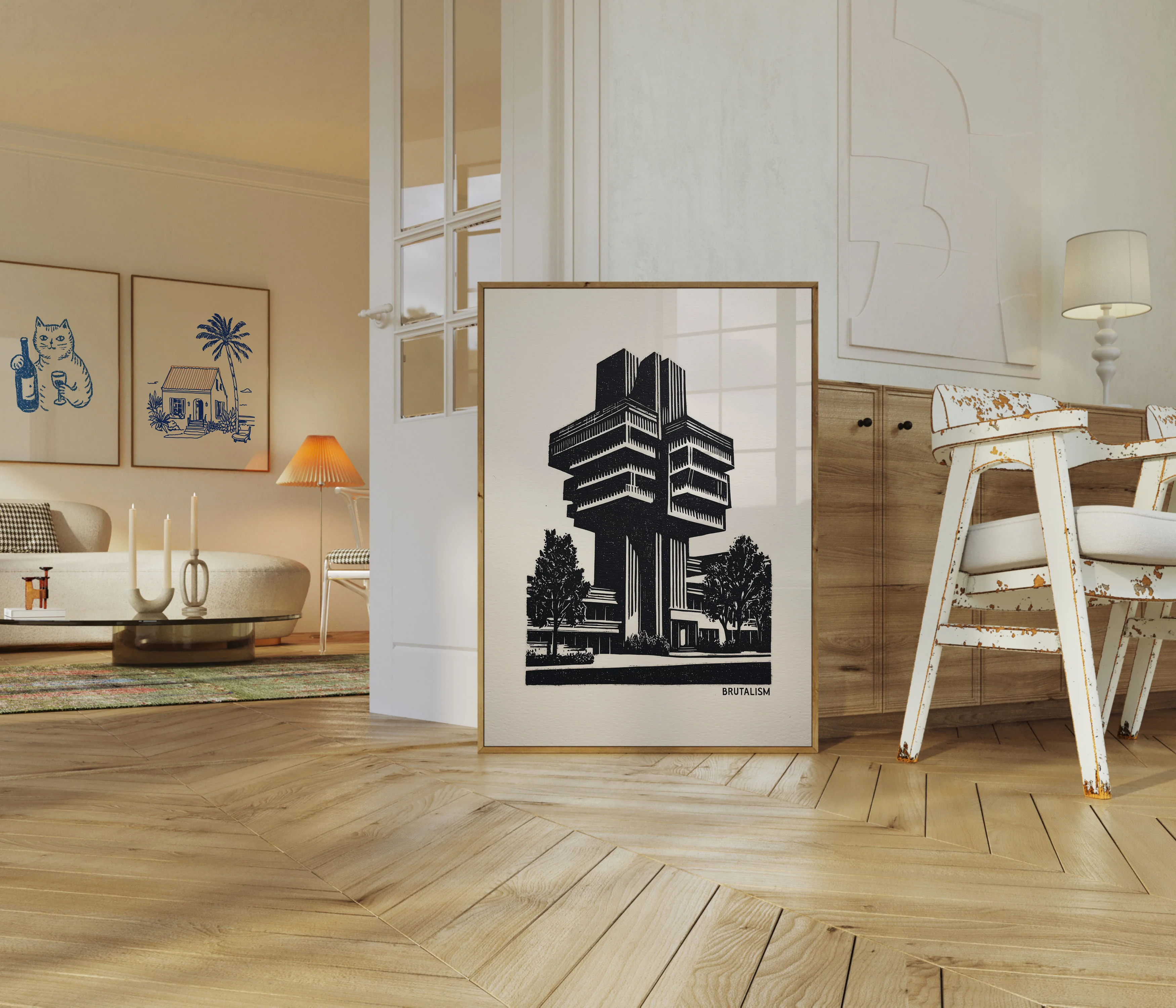 Architectural Brutalism Concrete Poster - Image 5