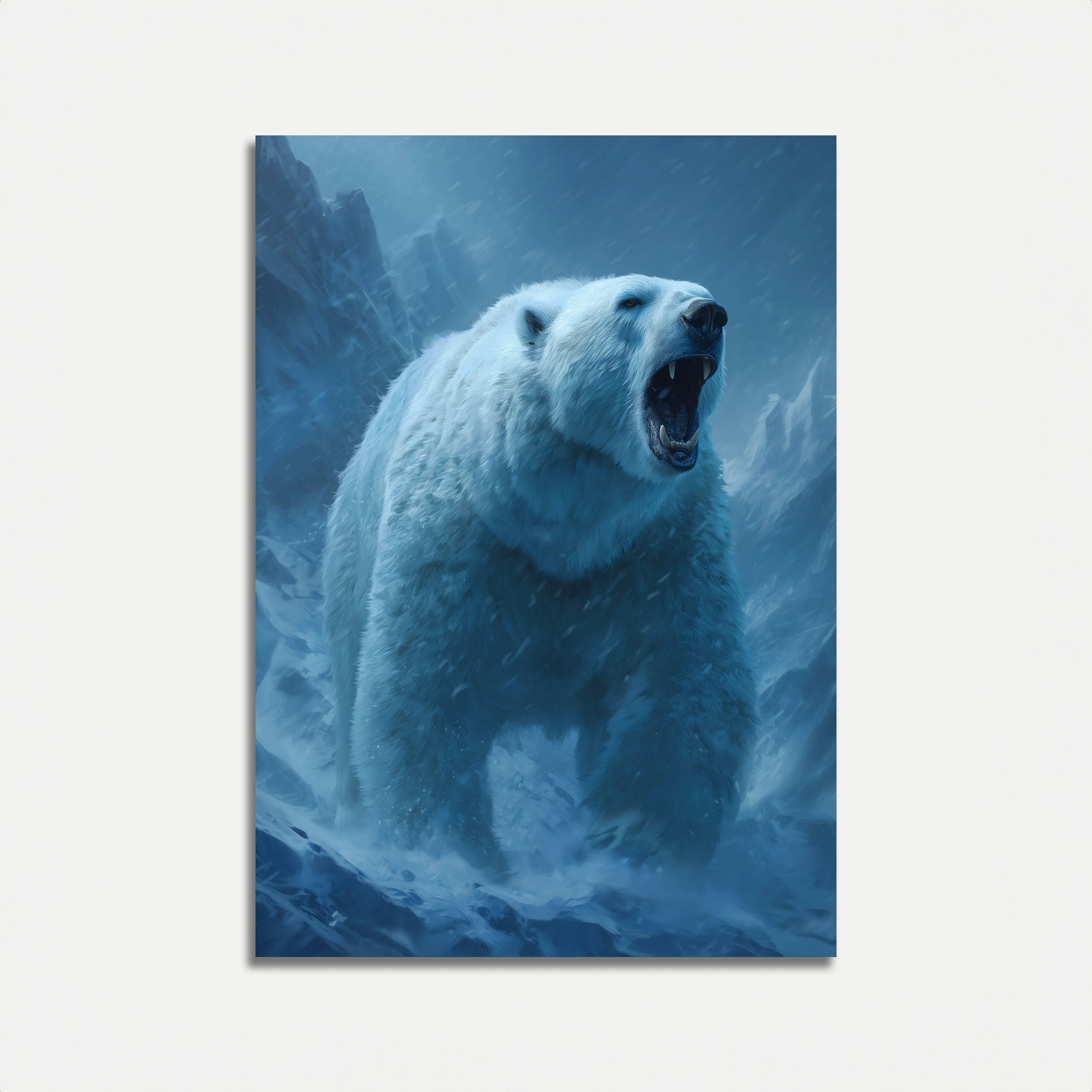 Arctic Roar Polar Bear Poster