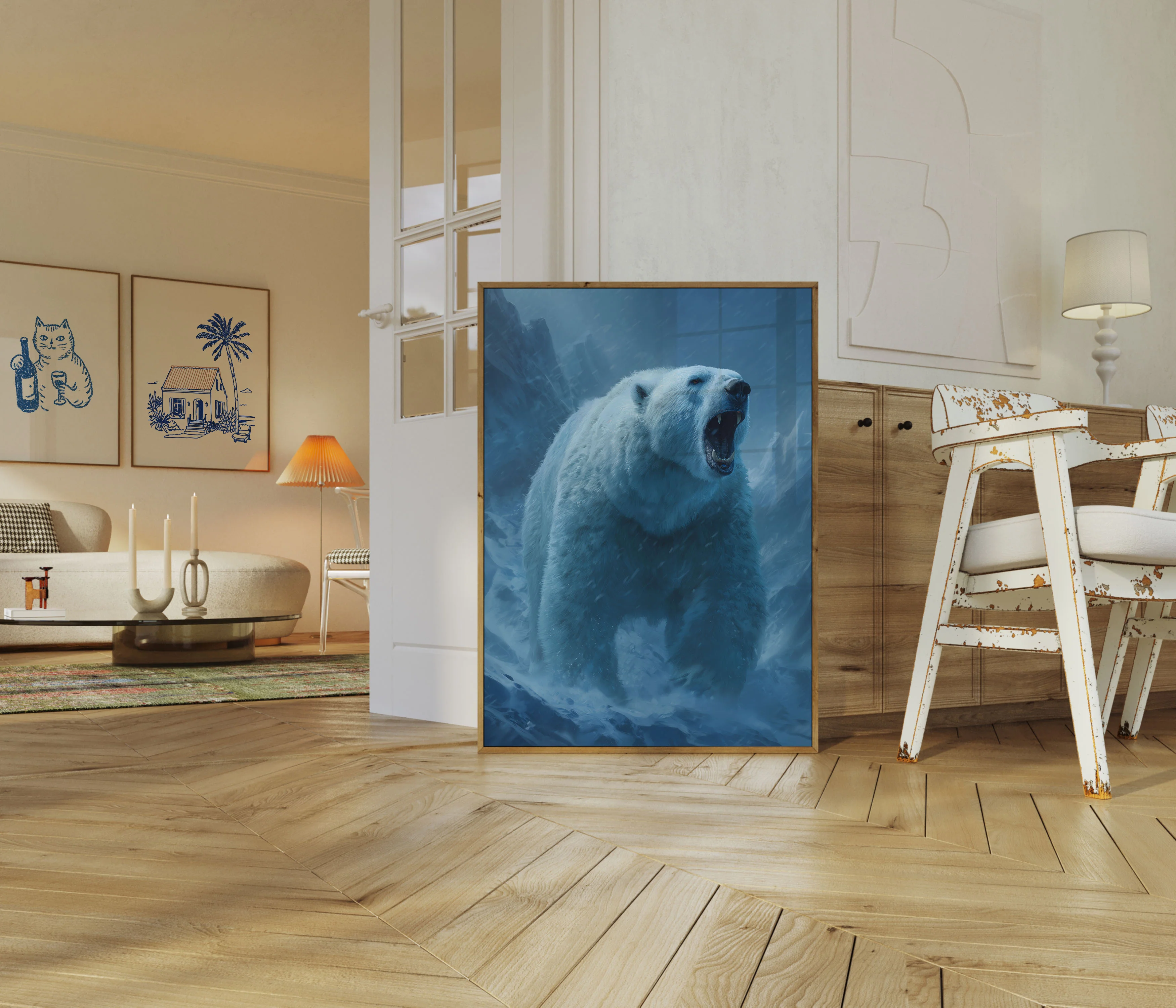 Arctic Roar Polar Bear Poster - Image 5