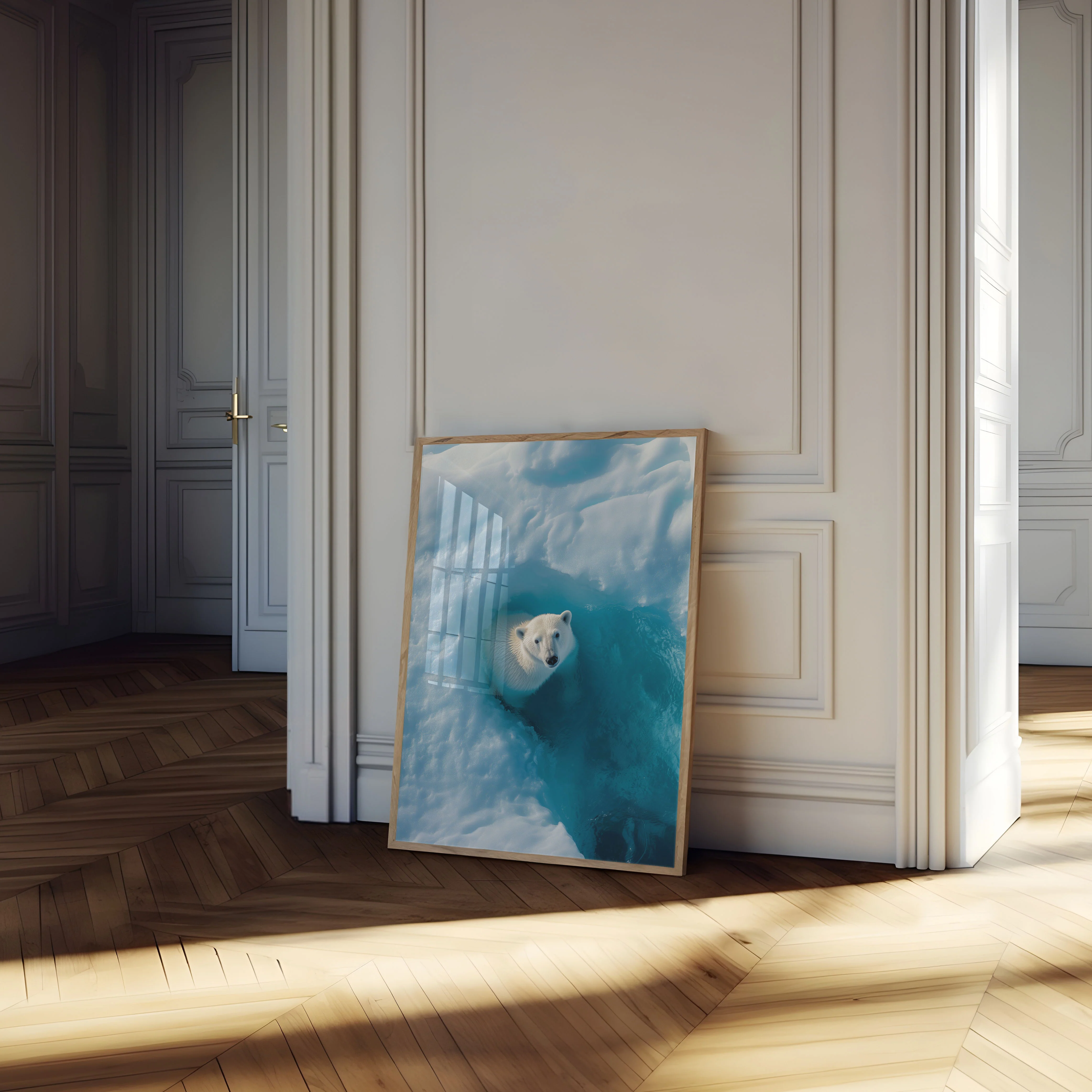 Arctic Sanctuary Polar Bear Poster - Image 3