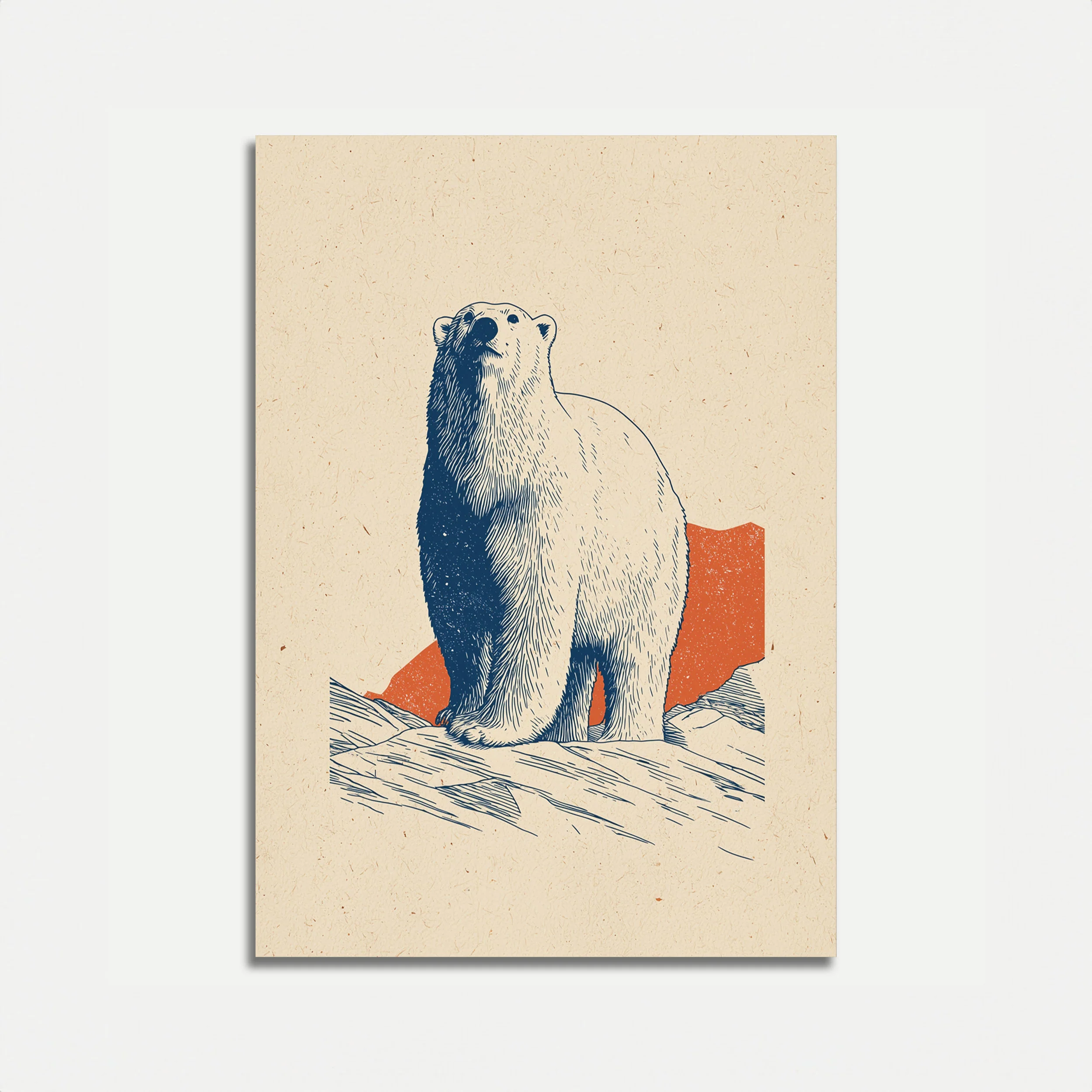 Arctic Sentinel Polar Bear Poster