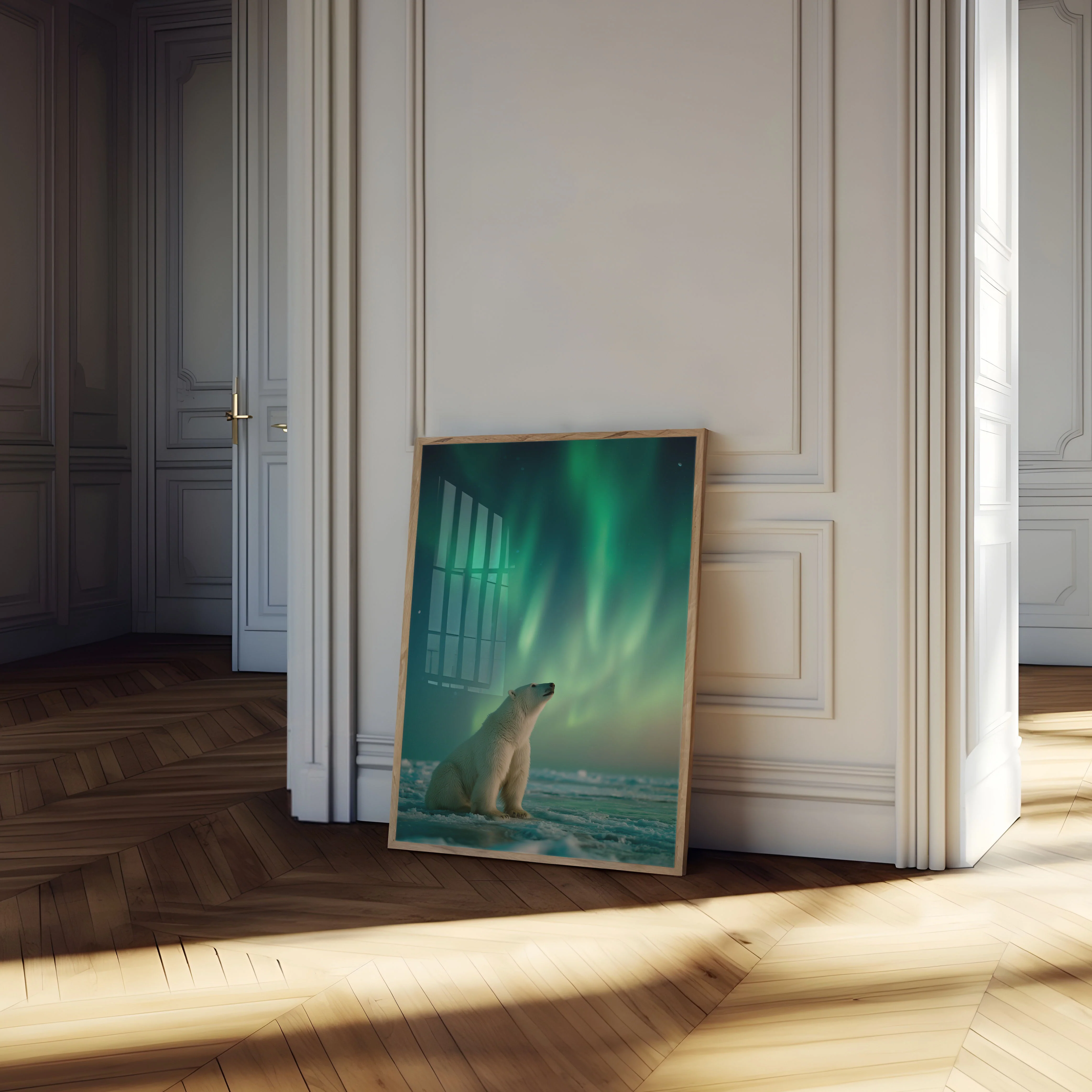 Arctic Serenity Northern Lights Poster - Image 4