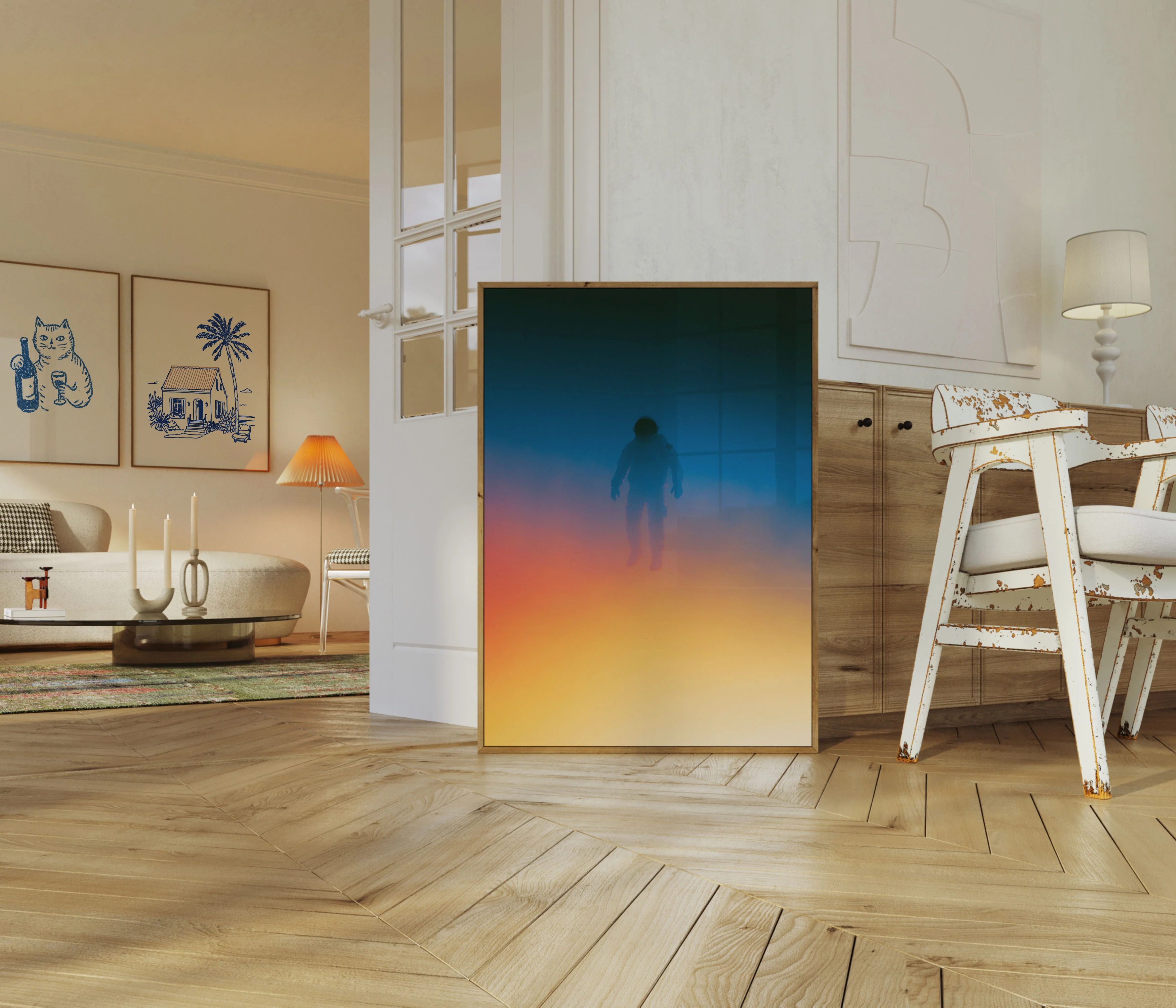 Astronaut Levitating Into Infinity Poster - Image 5