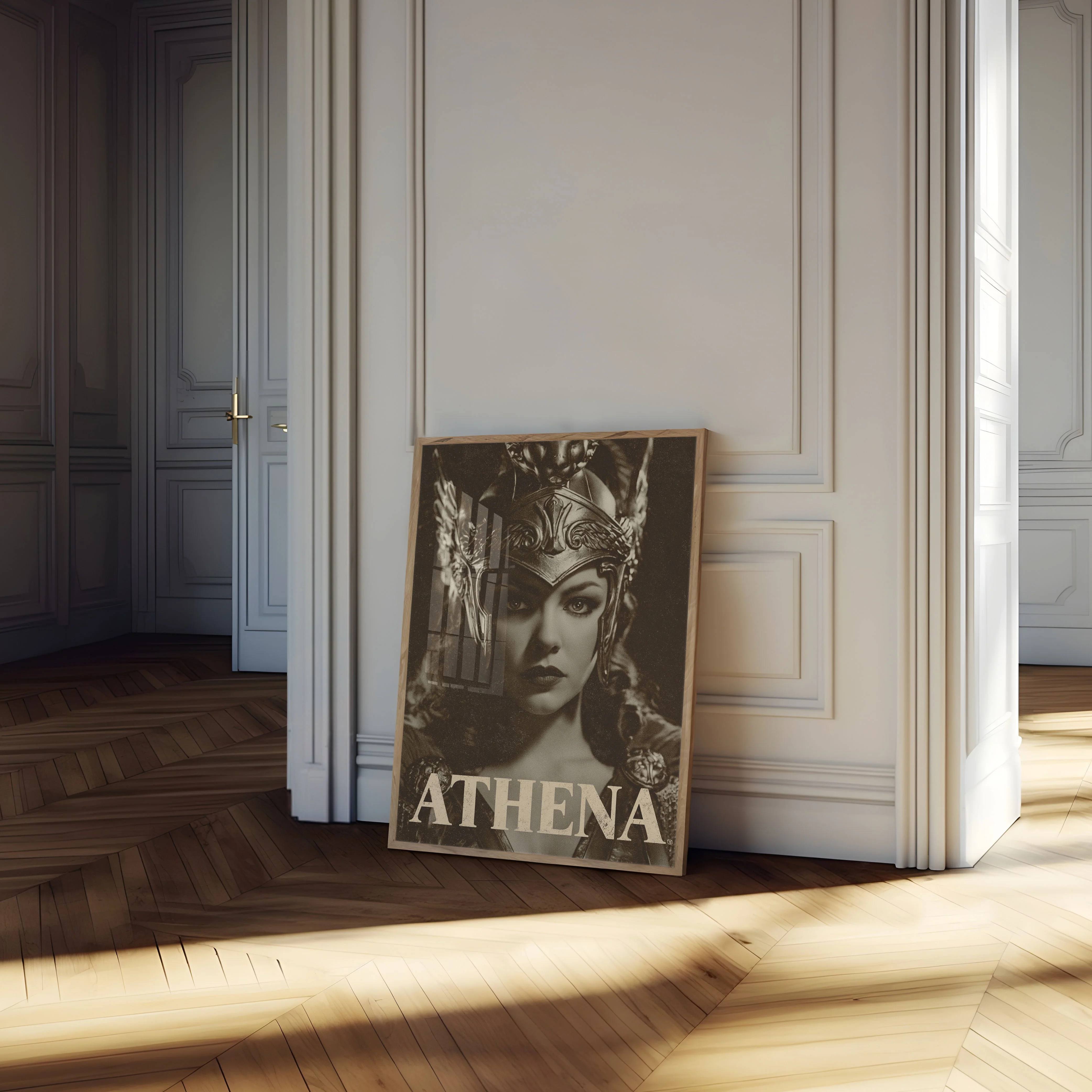 Athena Goddess Vintage Poster - Image 4