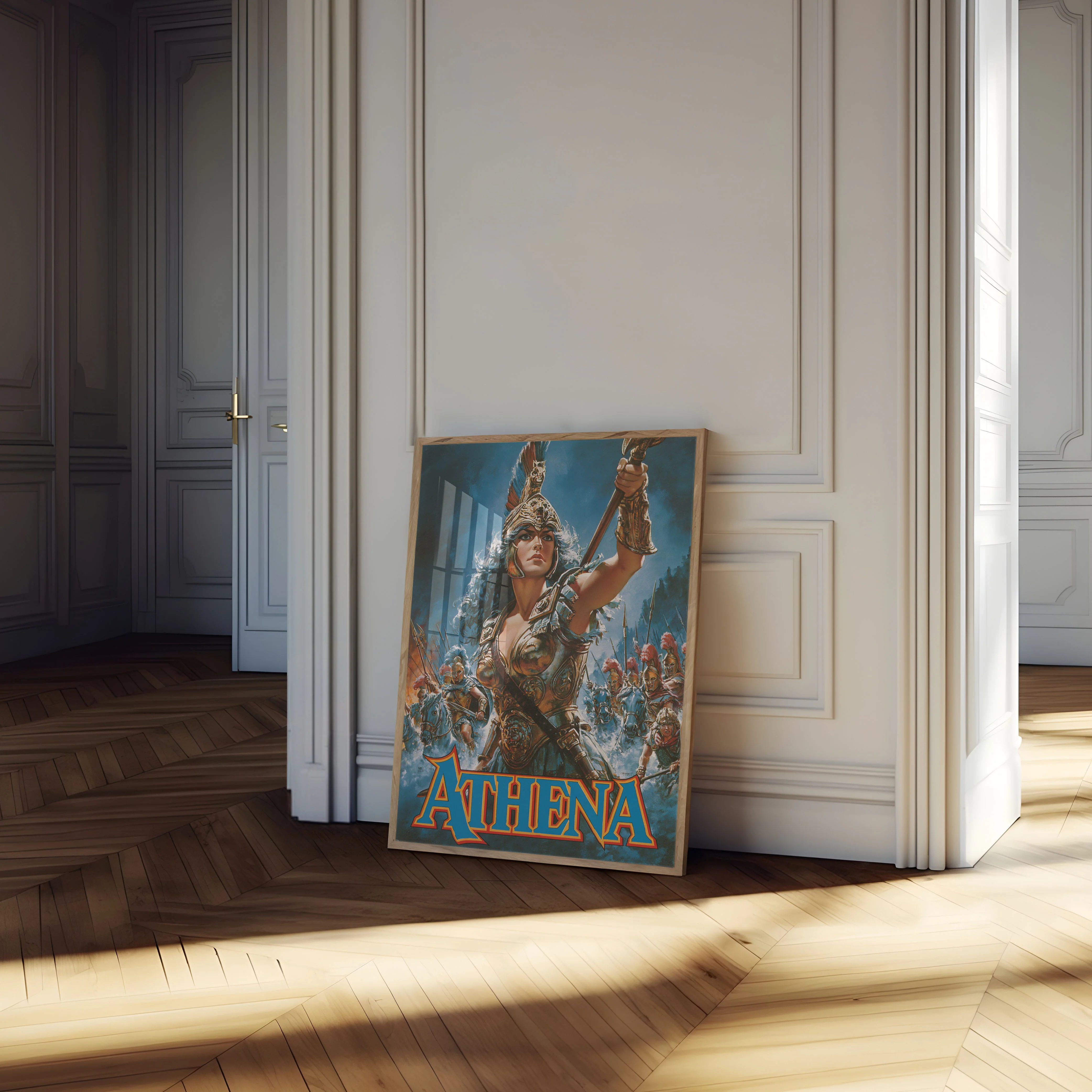Athena Goddess Warrior Poster - Image 4