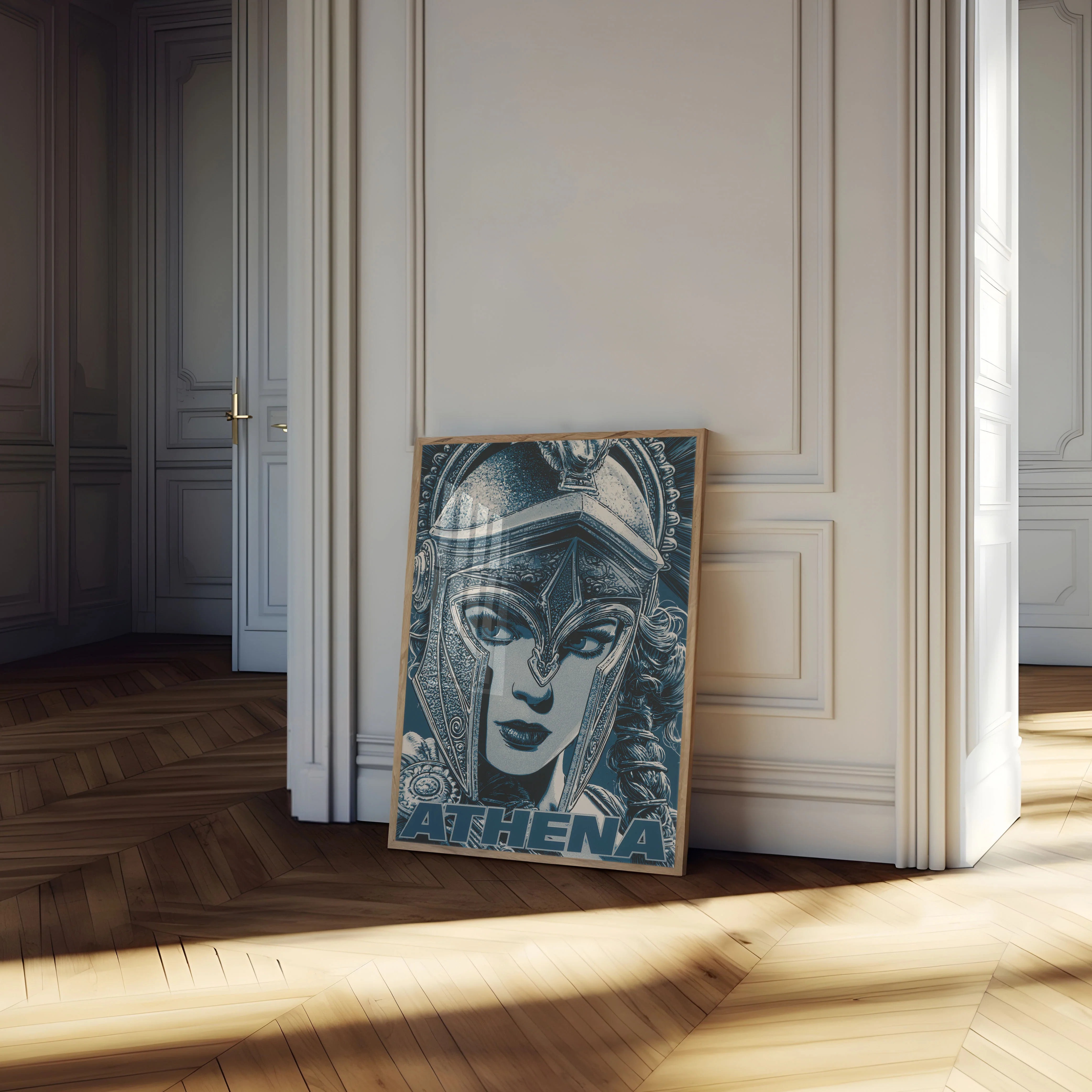 Athena Goddess Warrior Poster - Image 4
