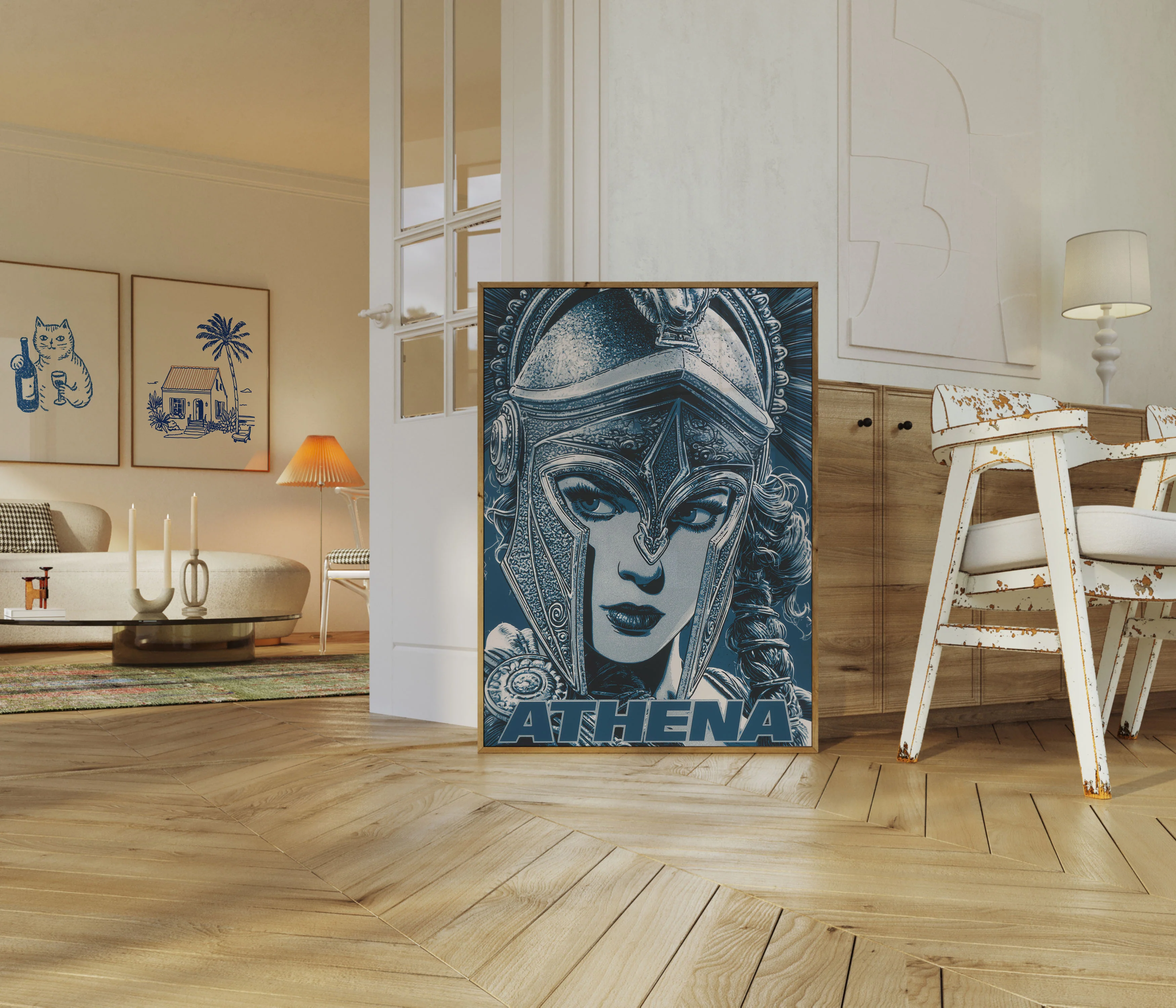 Athena Goddess Warrior Poster - Image 5