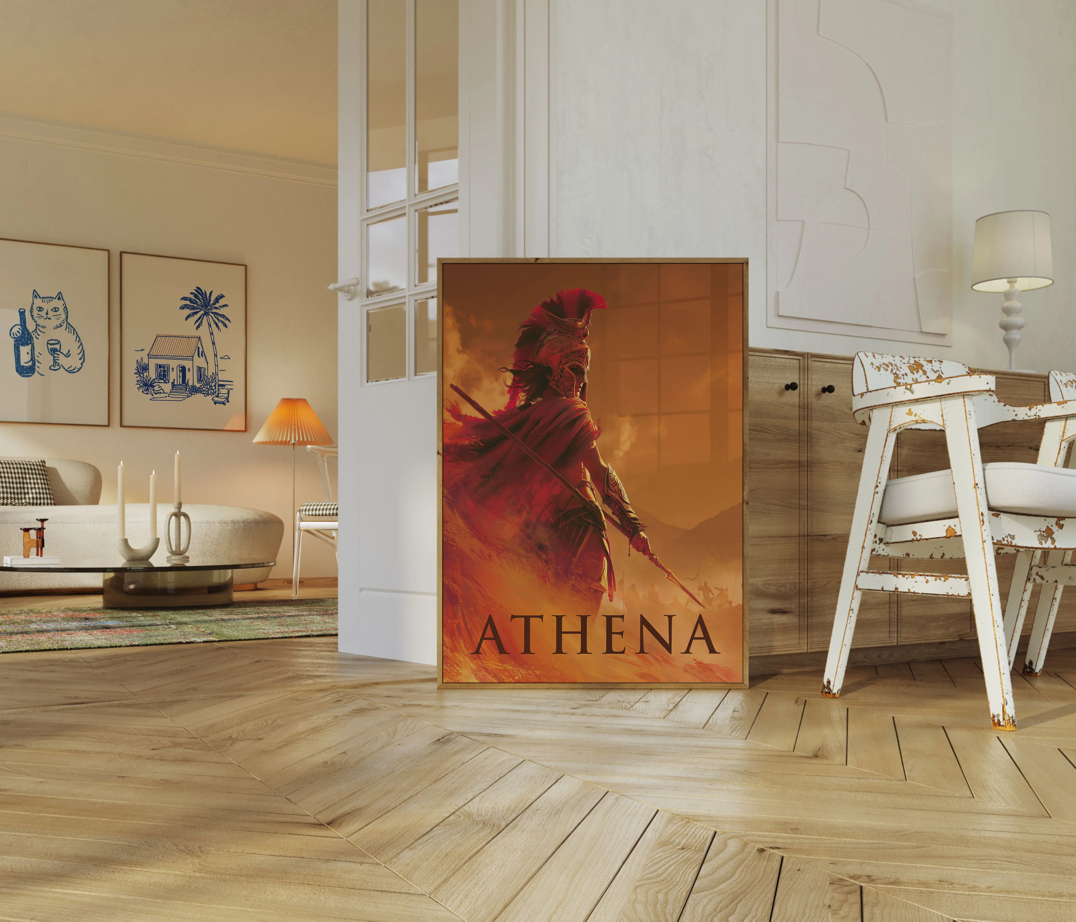 Athena Goddess Warrior Poster - Image 5