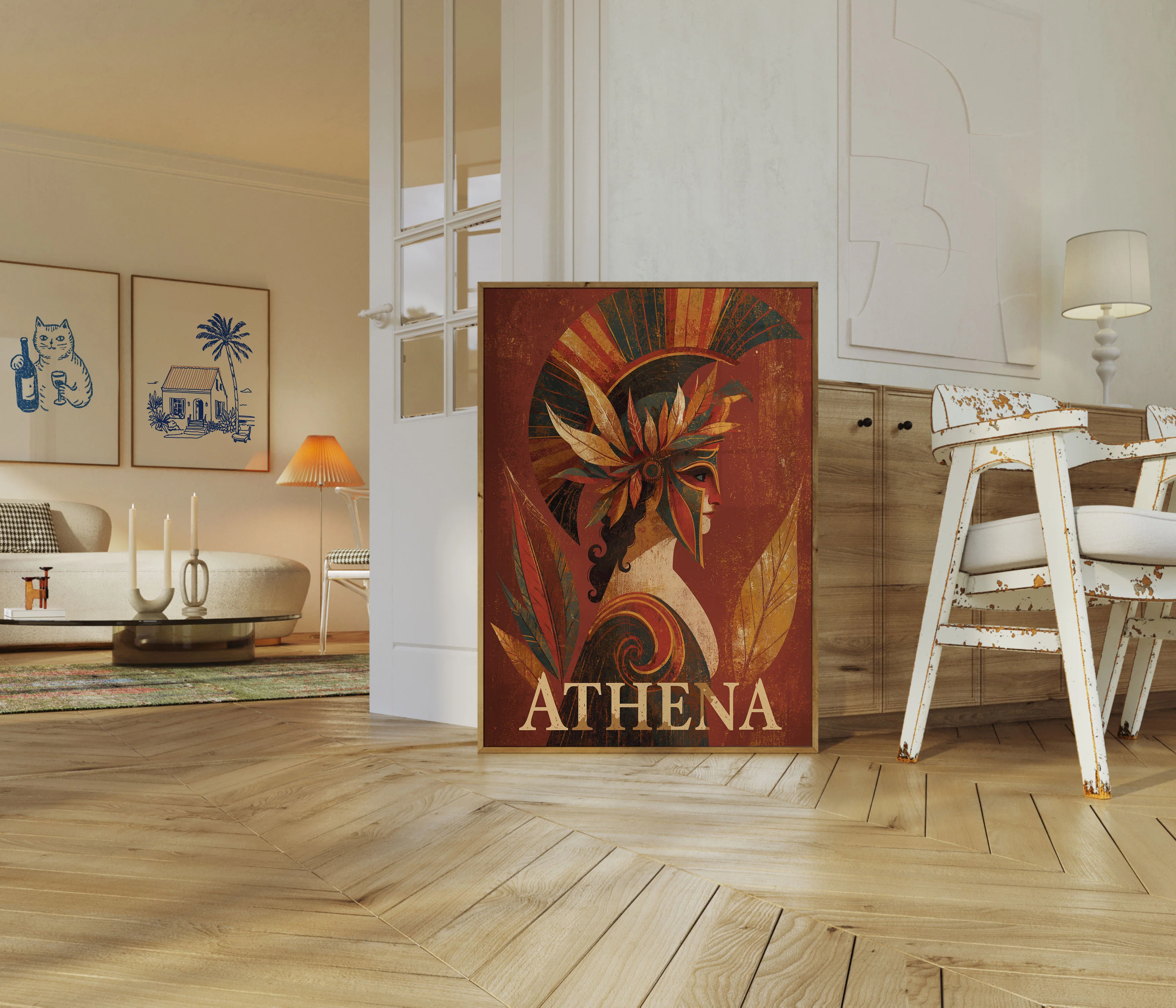 Athena Greek Goddess Poster - Image 5