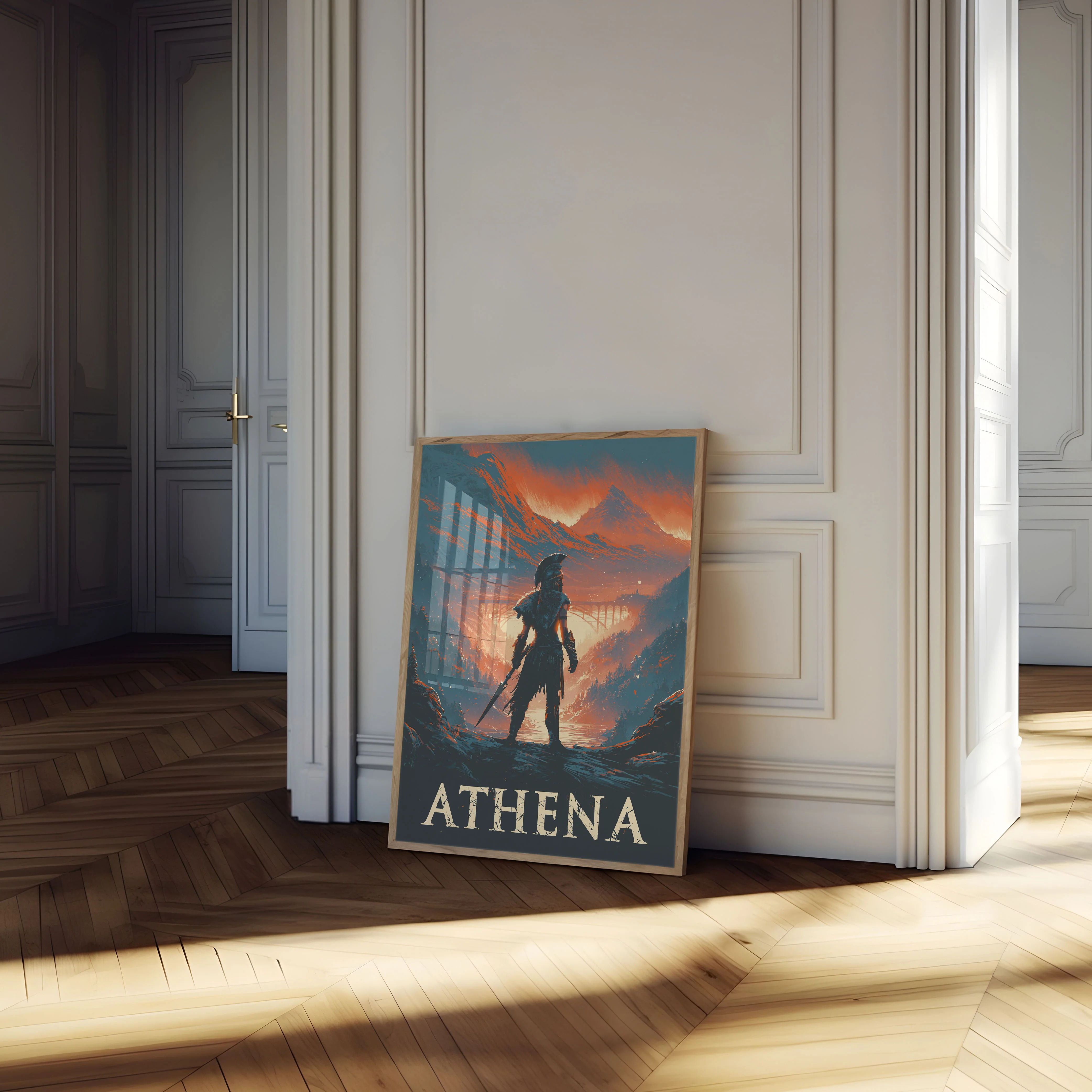 Athena Warrior Guardian Poster - Image 4