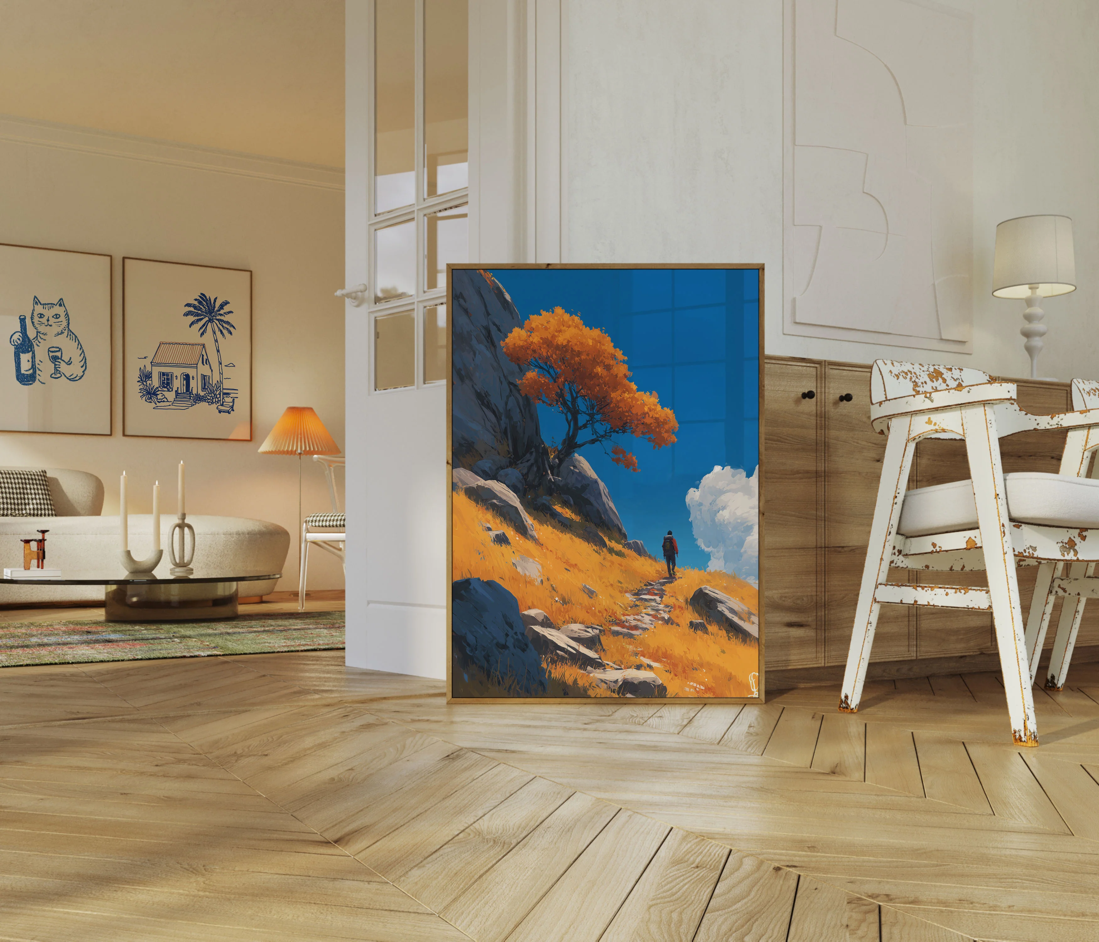 Autumn Mountain Trail Poster - Image 5