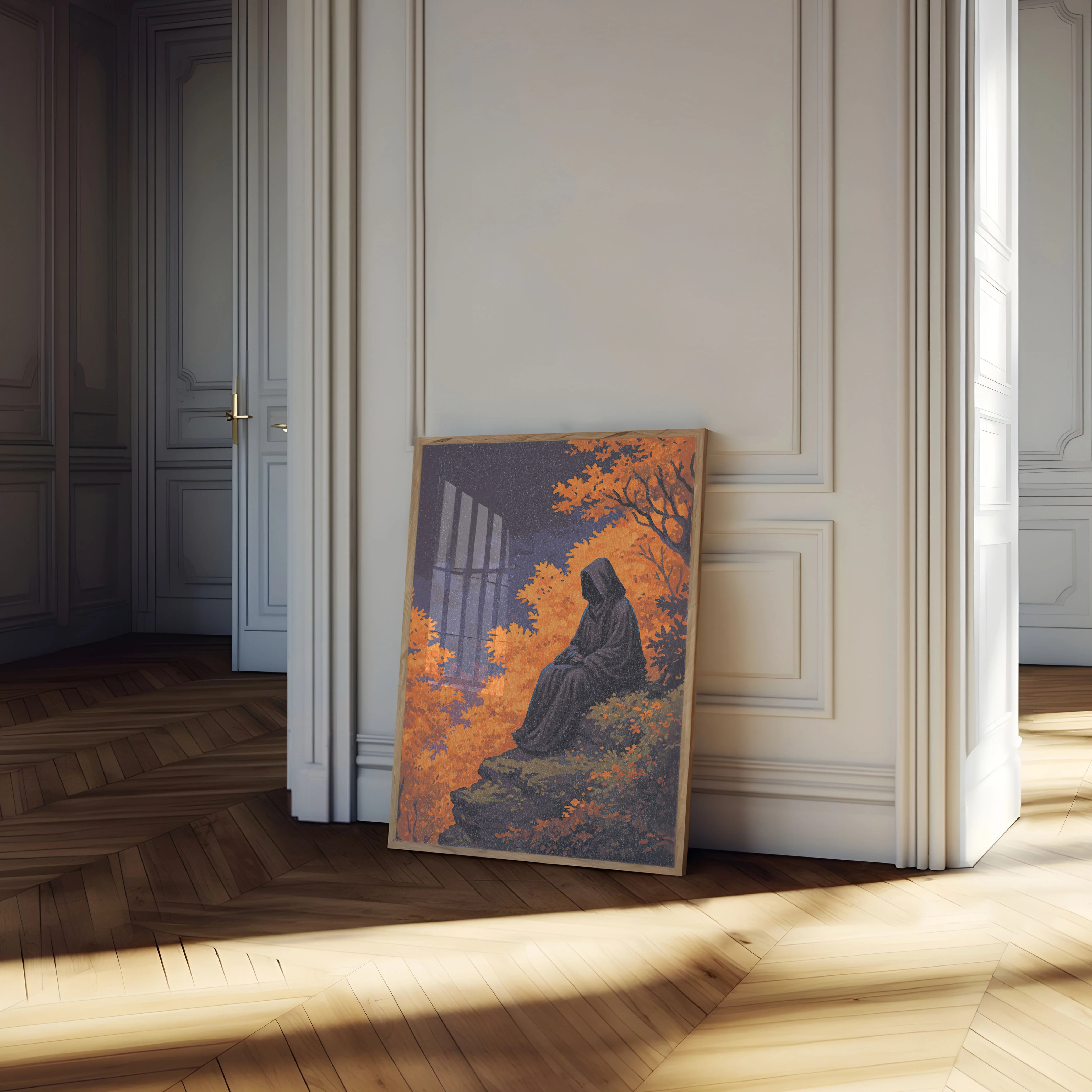 Autumn Solitude Night Poster - Image 4