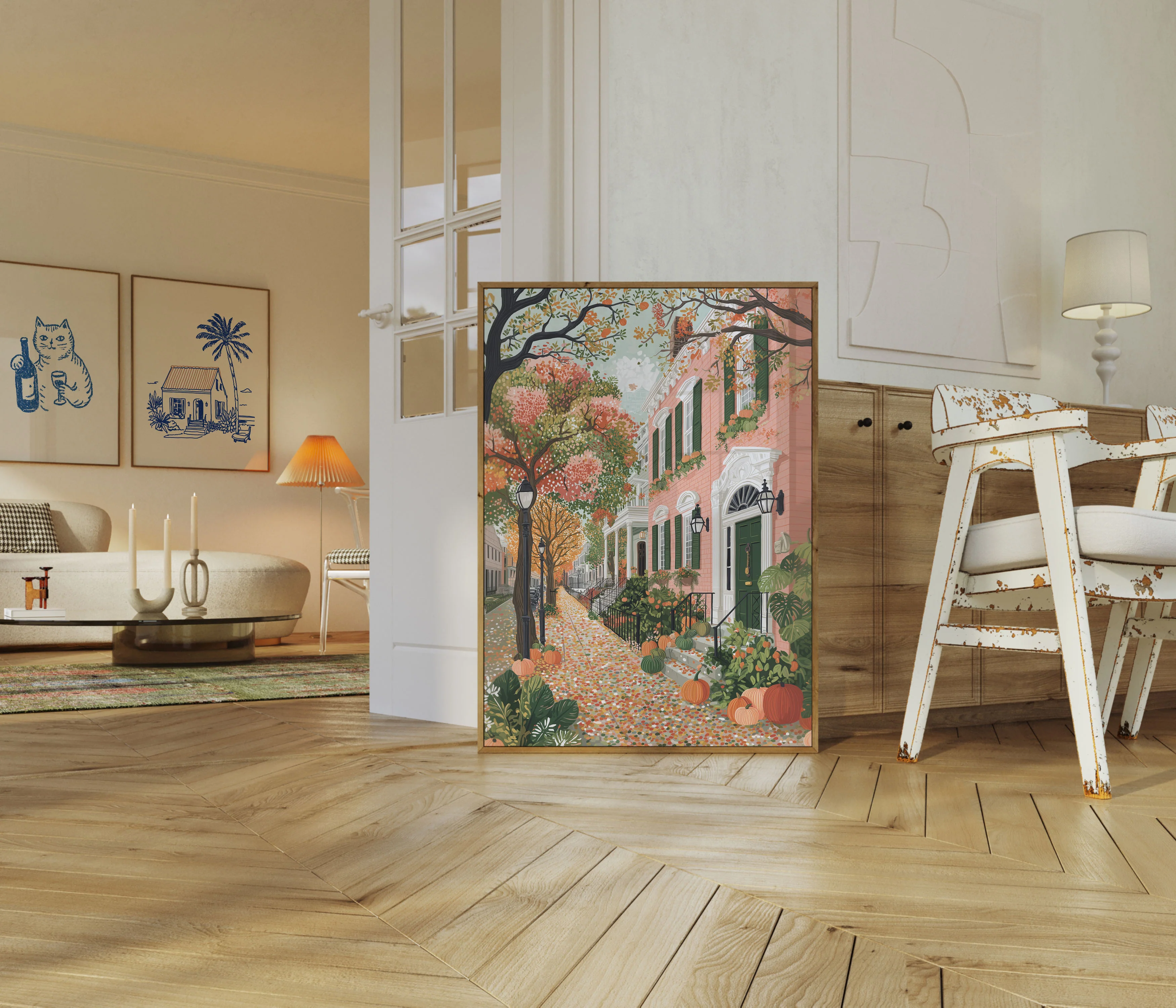 Autumn Street Charm Poster - Image 5