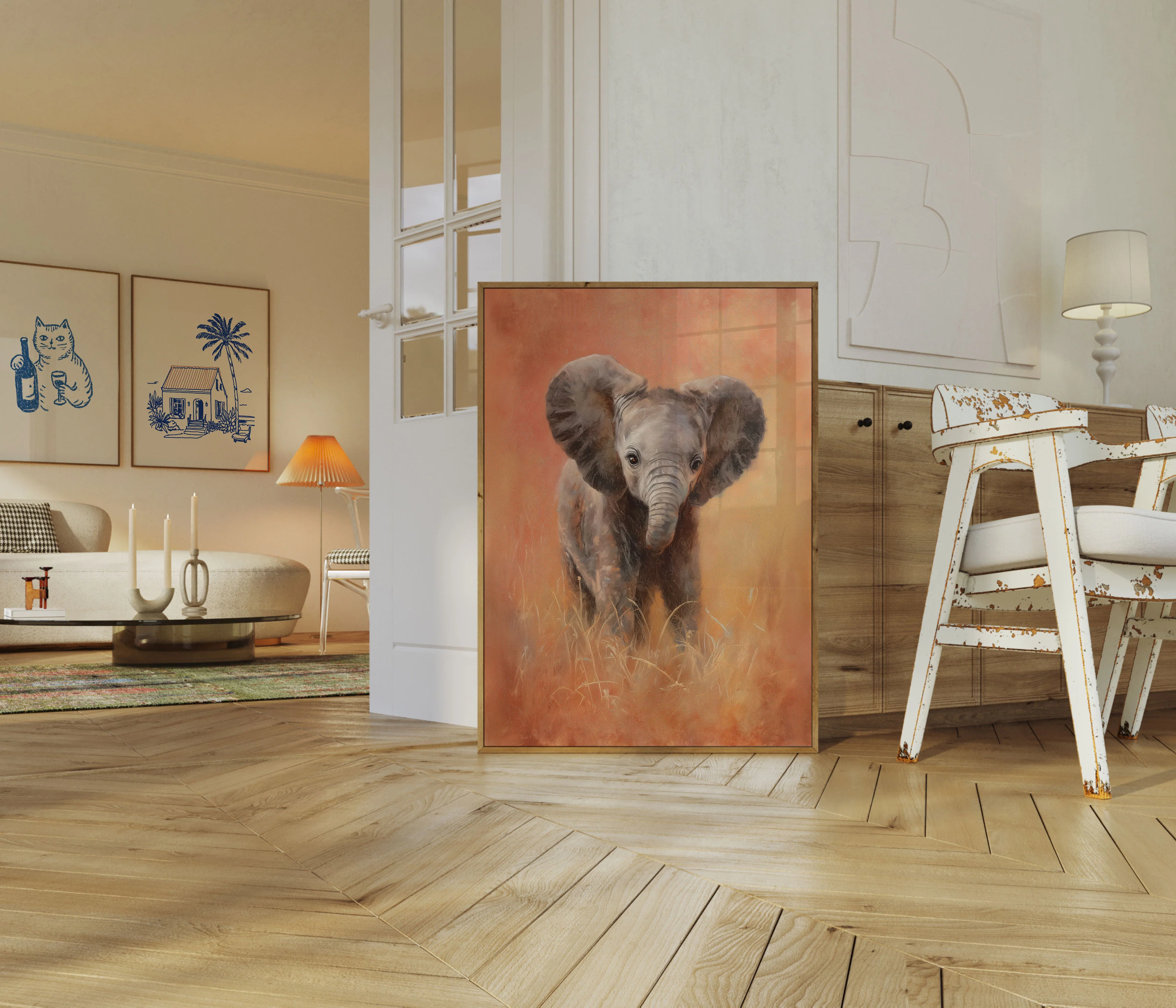 Baby Elephant Wilderness Poster - Image 5