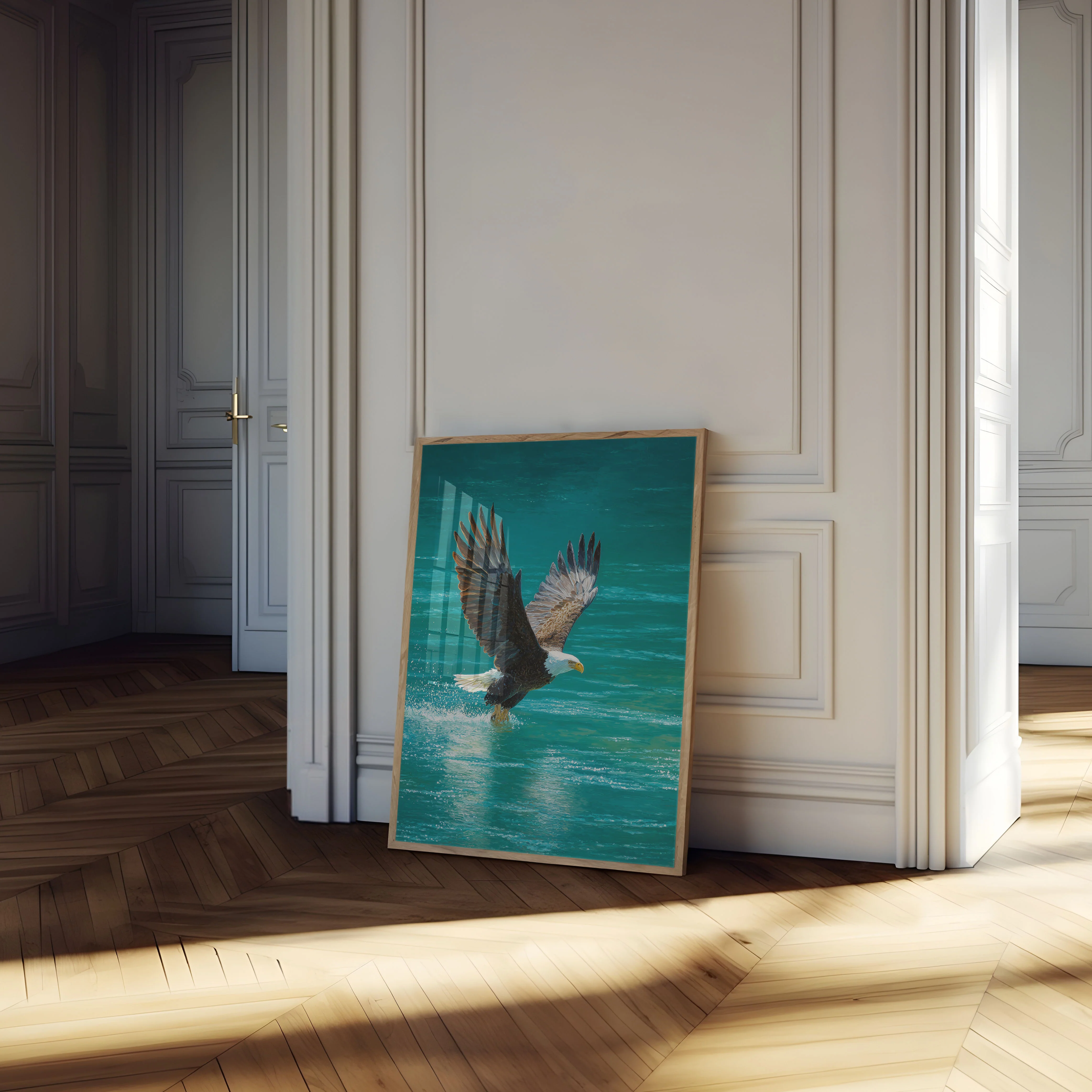Bald Eagle Ocean Hunting Poster - Image 4