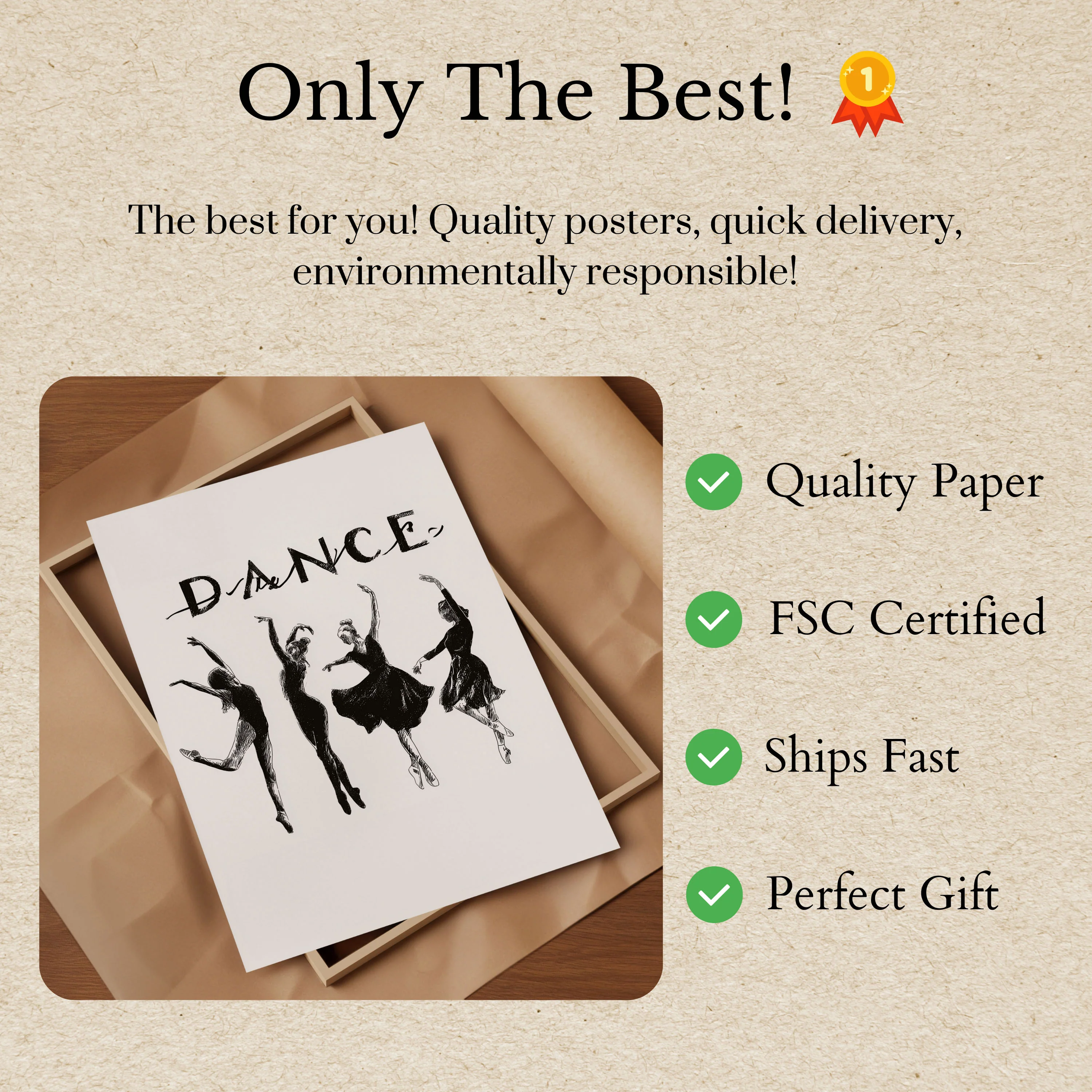 Ballet Dancers in Motion Poster - Image 3