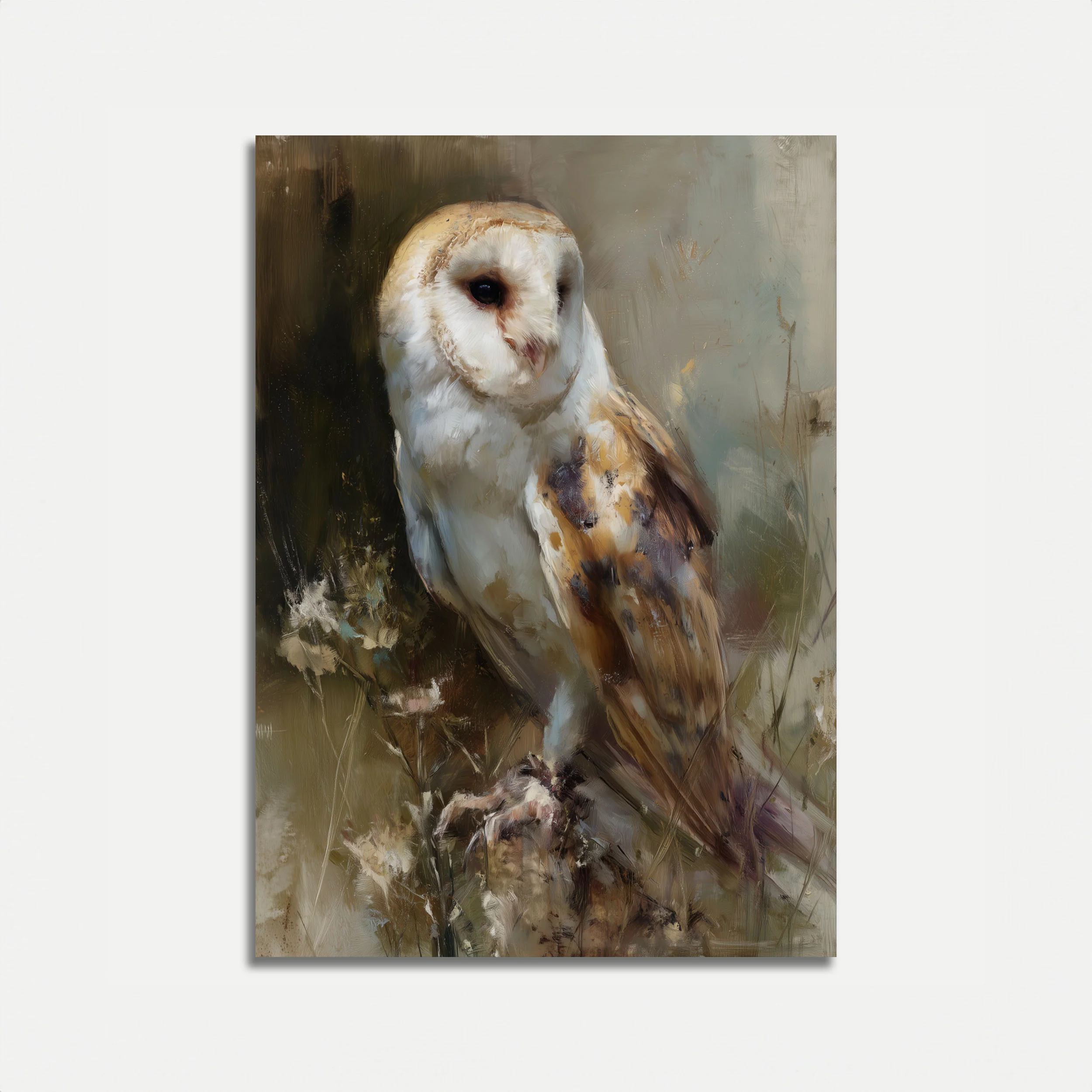 Barn Owl Nature Poster