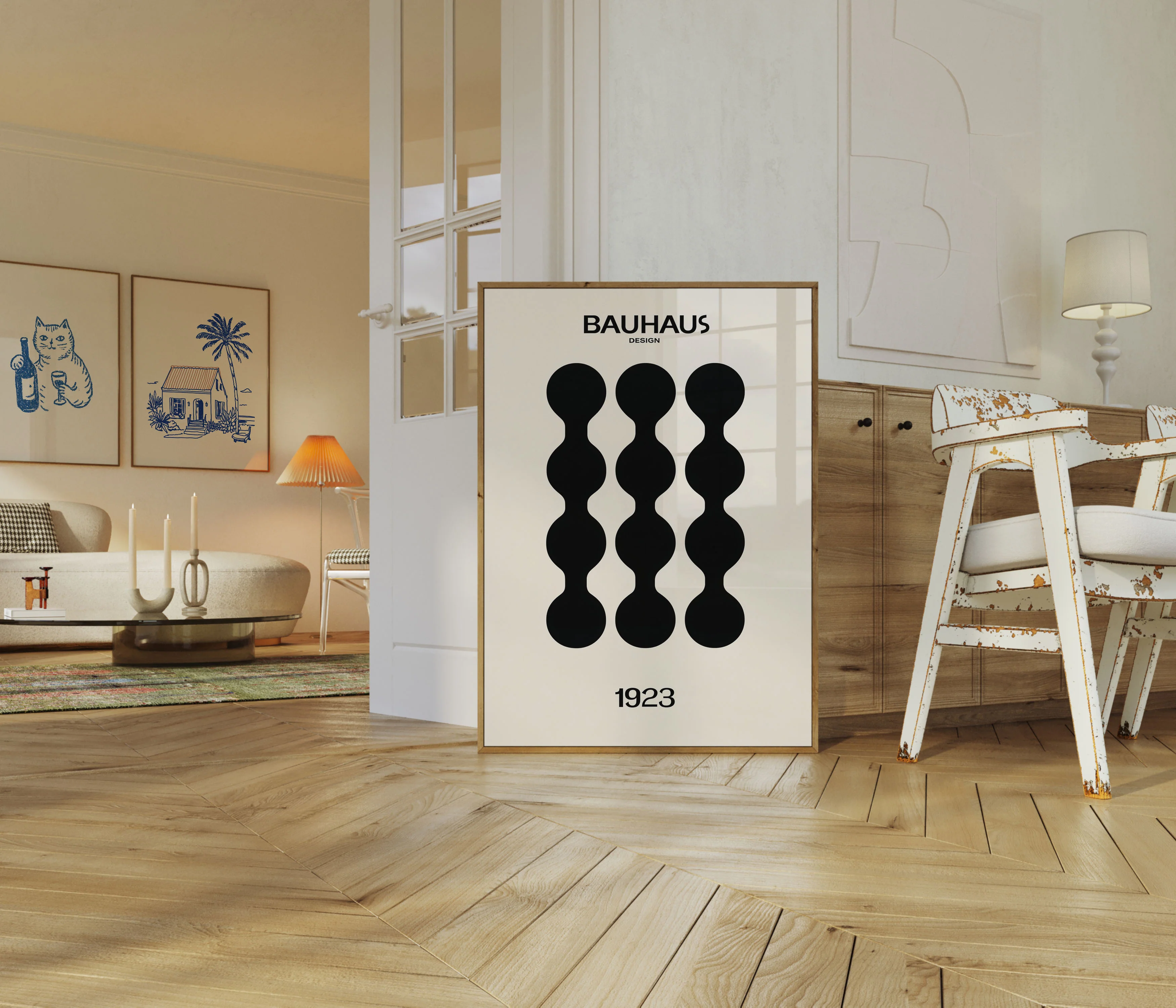 Bauhaus Abstract Geometric Poster - Image 5
