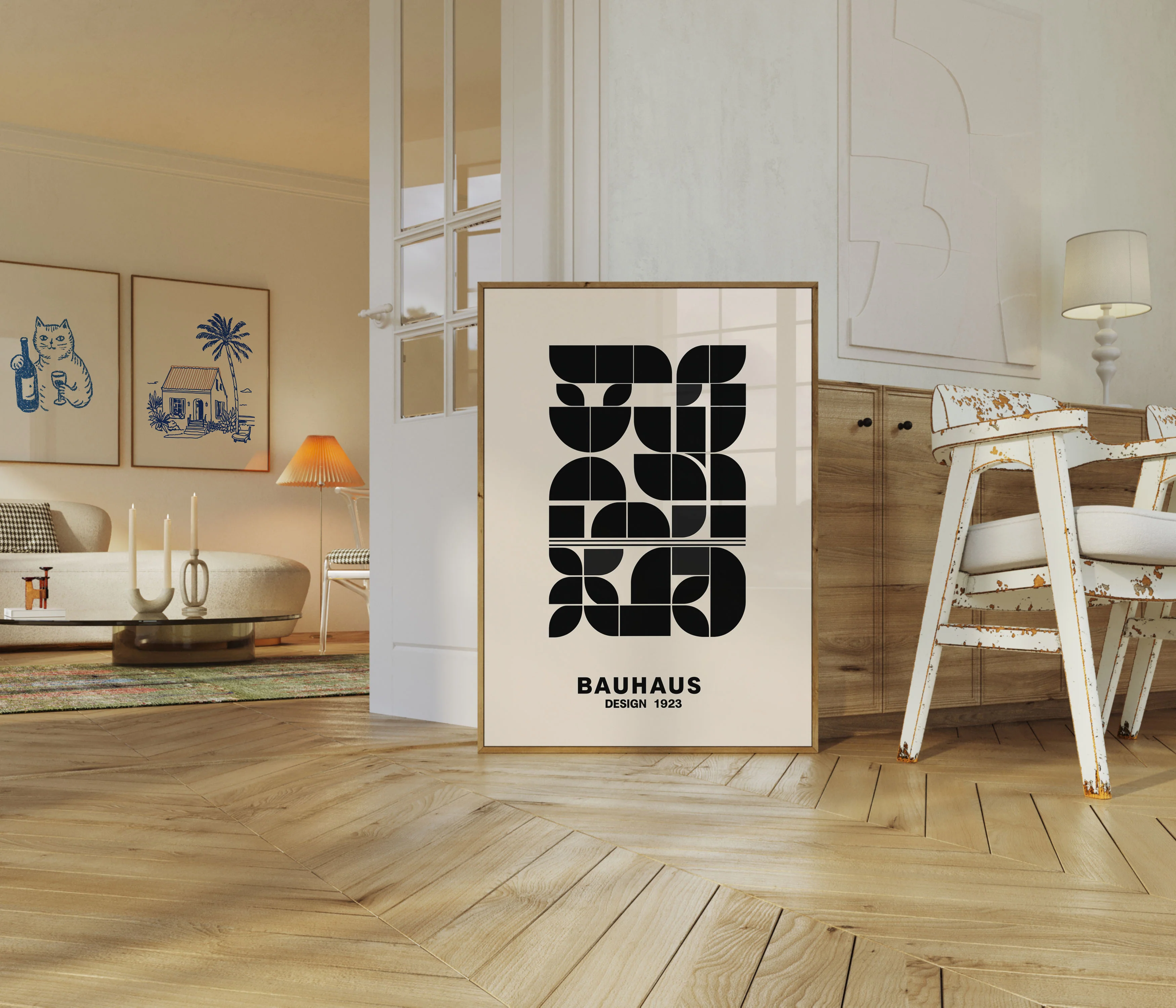 Bauhaus Geometric Abstract Poster - Image 5