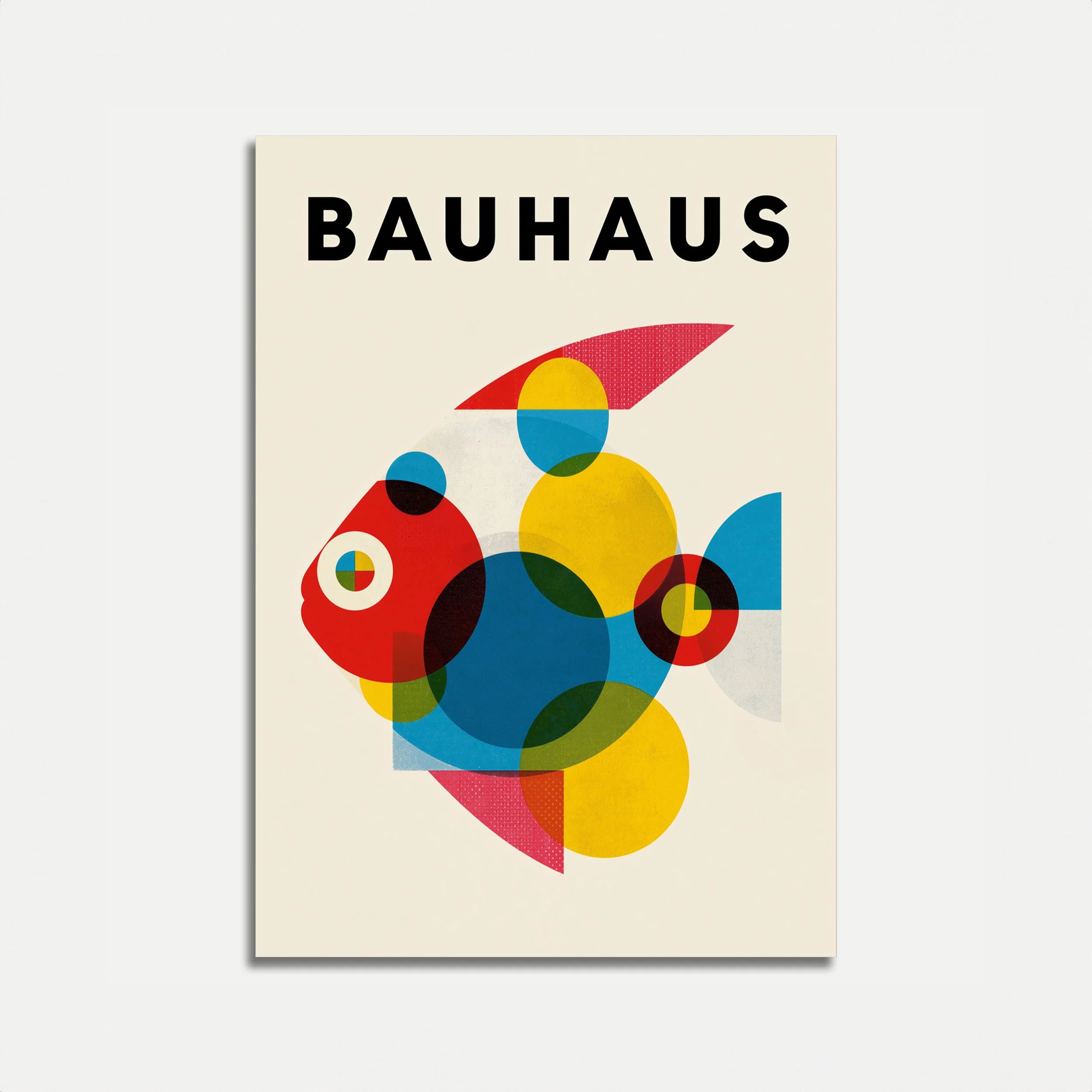 Bauhaus Geometric Abstract Poster