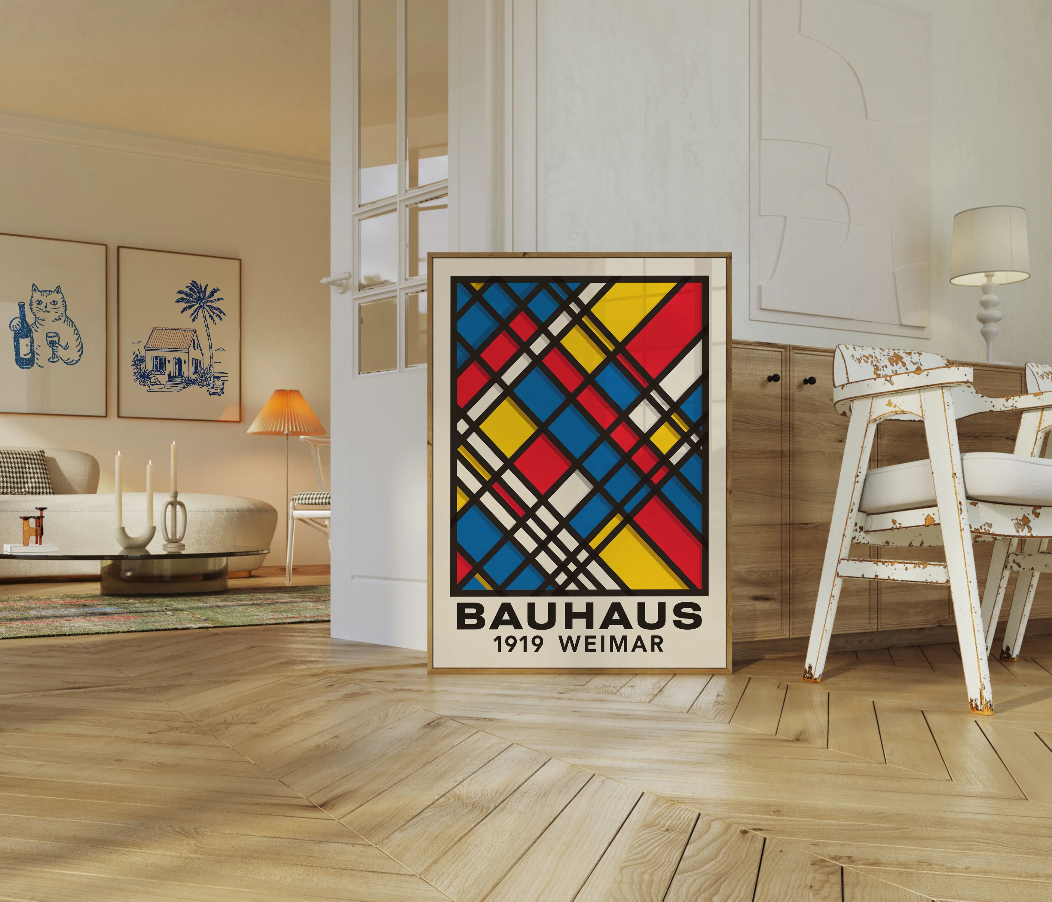 Bauhaus Geometric Abstract Poster - Image 5