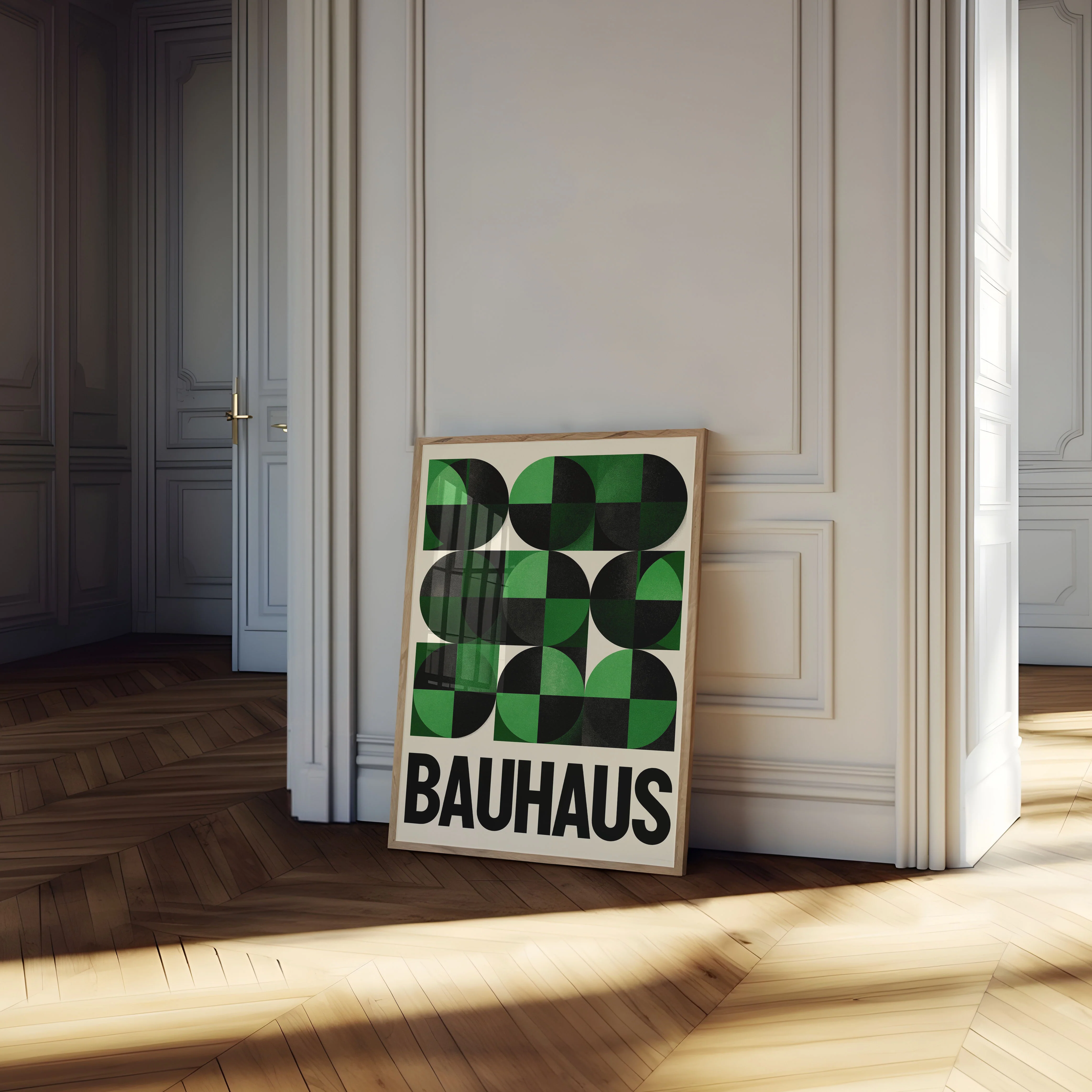 Bauhaus Geometric Circles Poster - Image 4