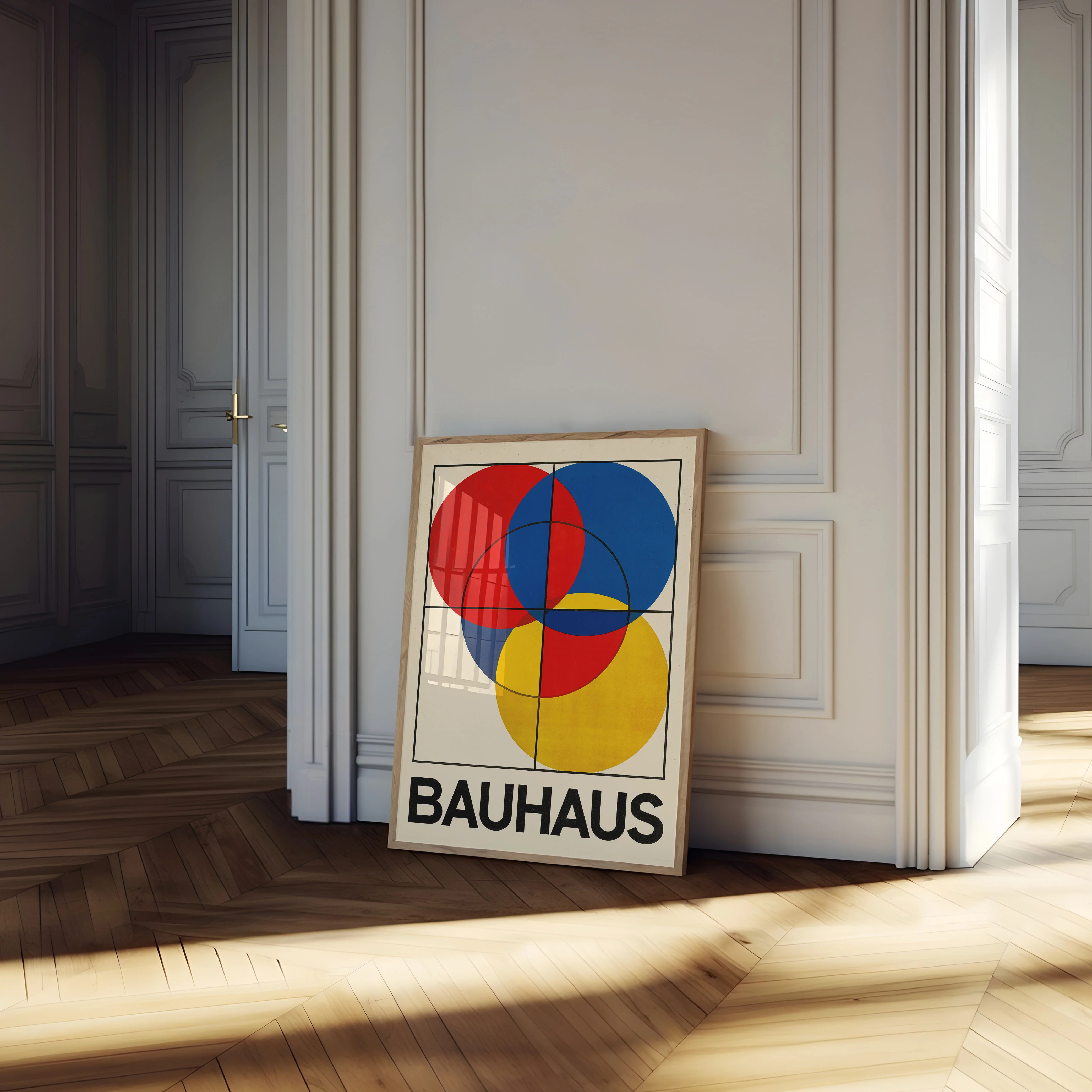 Bauhaus Geometric Circles Poster - Image 4