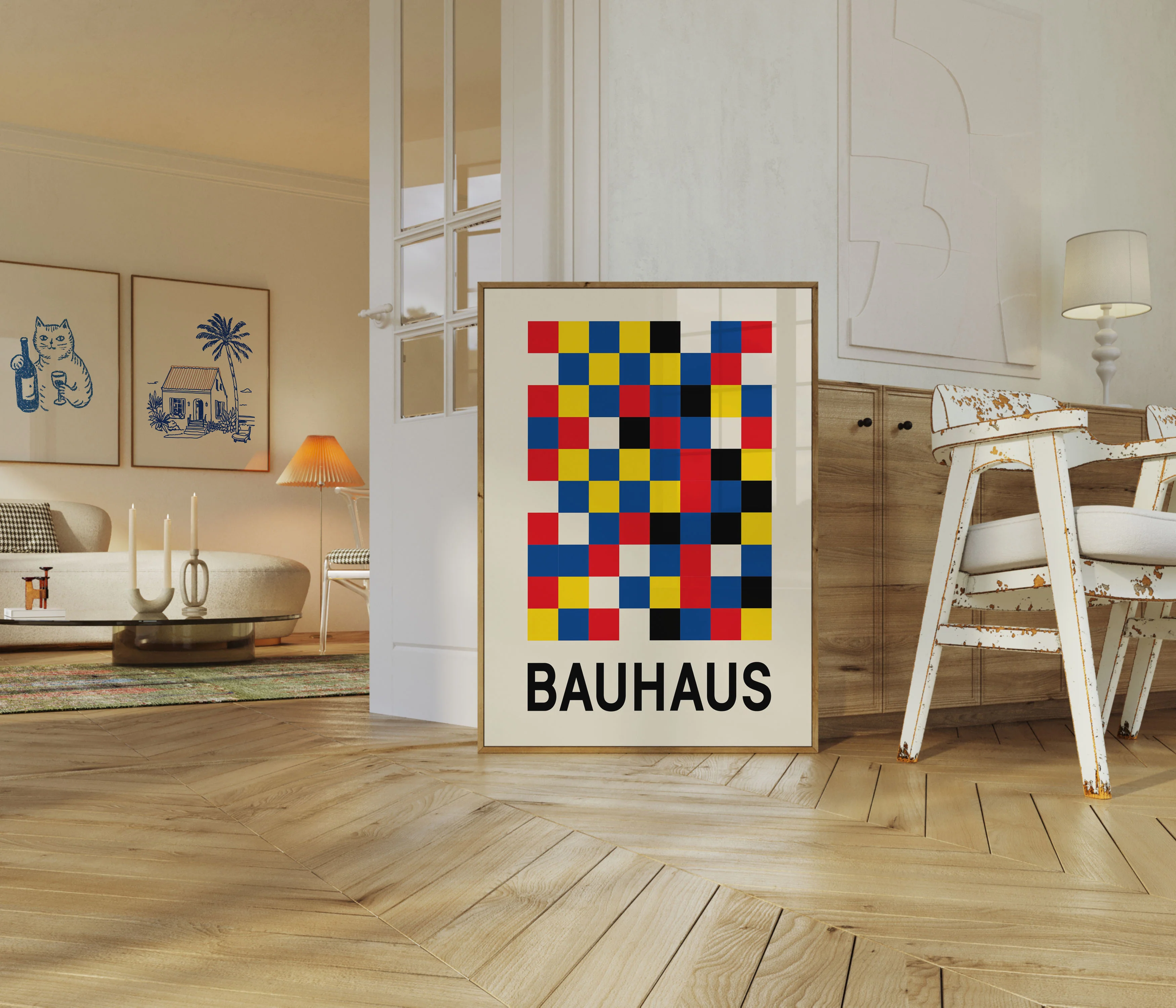 Bauhaus Geometric Design Poster - Image 5