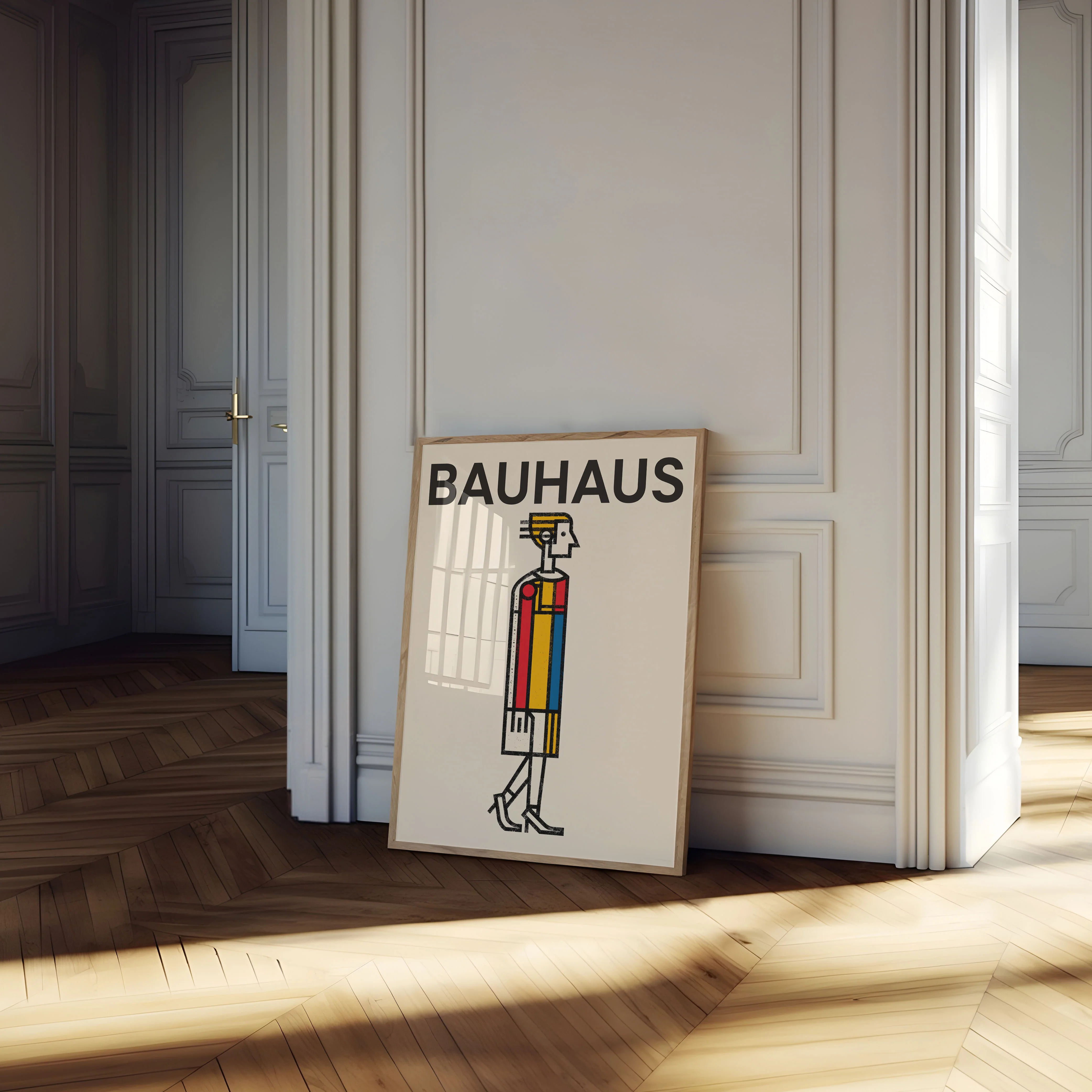 Bauhaus Geometric Figure Poster - Image 4
