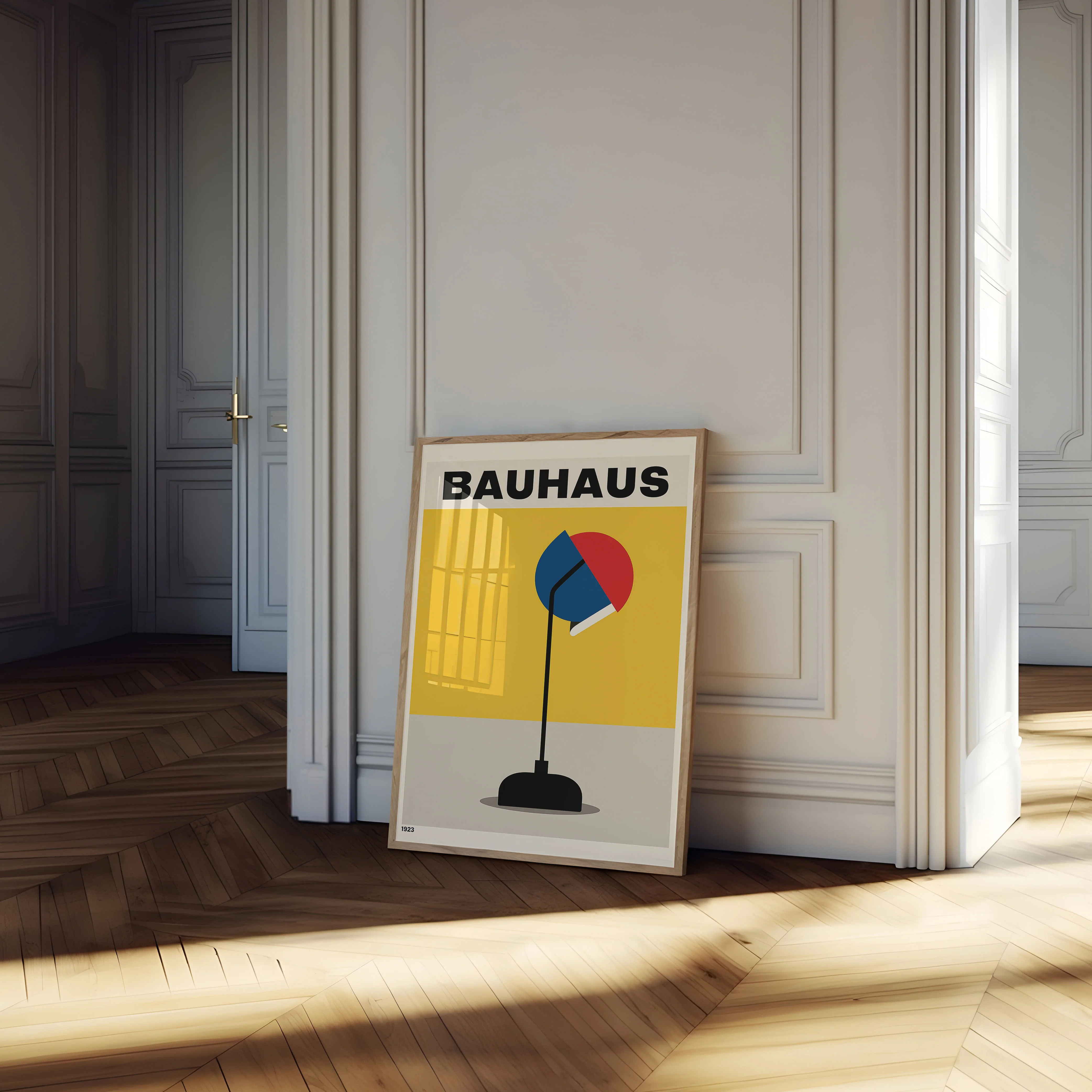 Bauhaus Lamp Design Poster - Image 4